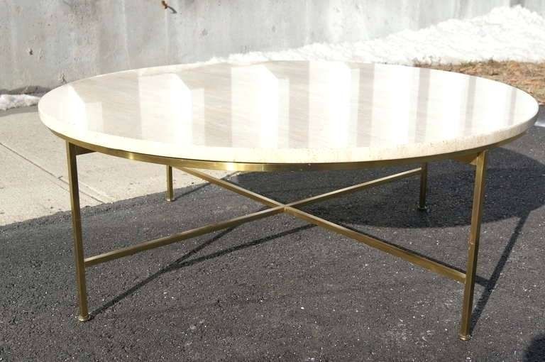 Round Marble Top Side Table Coffee Tables Antique Round Marble In Smart Round Marble Brass Coffee Tables (View 21 of 40)
