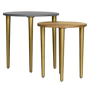 Side Tables Pertaining To Recycled Pine Stone Side Tables (View 40 of 40)