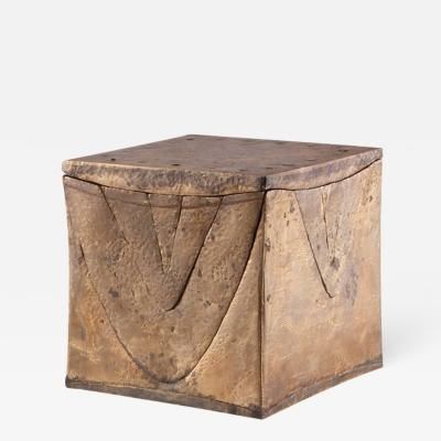 Solid Brass Cube Shaped Puzzle / Artwork Regarding Brass Iron Cube Tables (View 39 of 40)