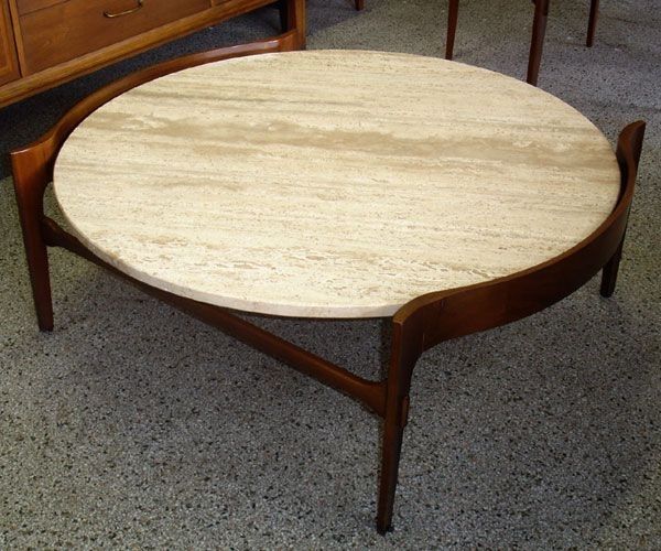 Stone Tops | Vintage Mid Century Modern Italian Coffee Table With Regard To Mid Century Modern Marble Coffee Tables (View 9 of 40)