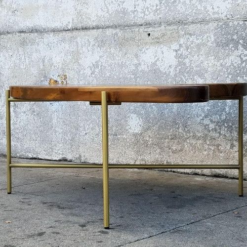 Sunbeam Vintage | Coffee Tables With Regard To Rectangular Coffee Tables With Brass Legs (Photo 23 of 40)