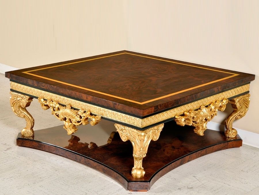 Surprising Traditional Coffee Table Valentine Classic, Fancy Coffee Throughout Traditional Coffee Tables (Photo 26 of 40)