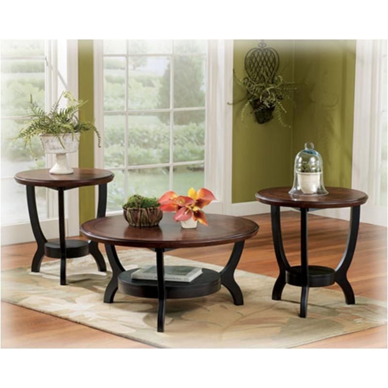 T288 13 Ashley Furniture Ashburn Occasional Table Set For Ashburn Cocktail Tables (View 3 of 40)