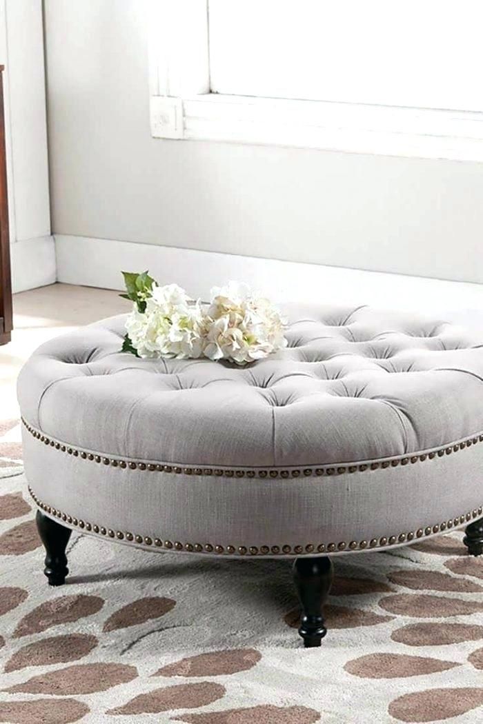 Target Tufted Ottoman Ottoman Coffee Table Target Large Round Within Button Tufted Coffee Tables (View 39 of 40)