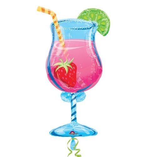 Un Divertido Globo Con Forma De Una Copa Tropical, ¡para Disfrutar Throughout Forma Cocktail Tables (View 37 of 40)