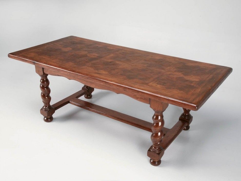 Vintage French Walnut Barley Twist Table Now In Stock @ Old Plank Intended For Barley Twist Coffee Tables (View 21 of 40)