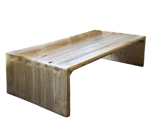 Waterfall Coffee Table Made From Reclaimed Wood : Found For The Home With Waterfall Coffee Tables (View 9 of 40)