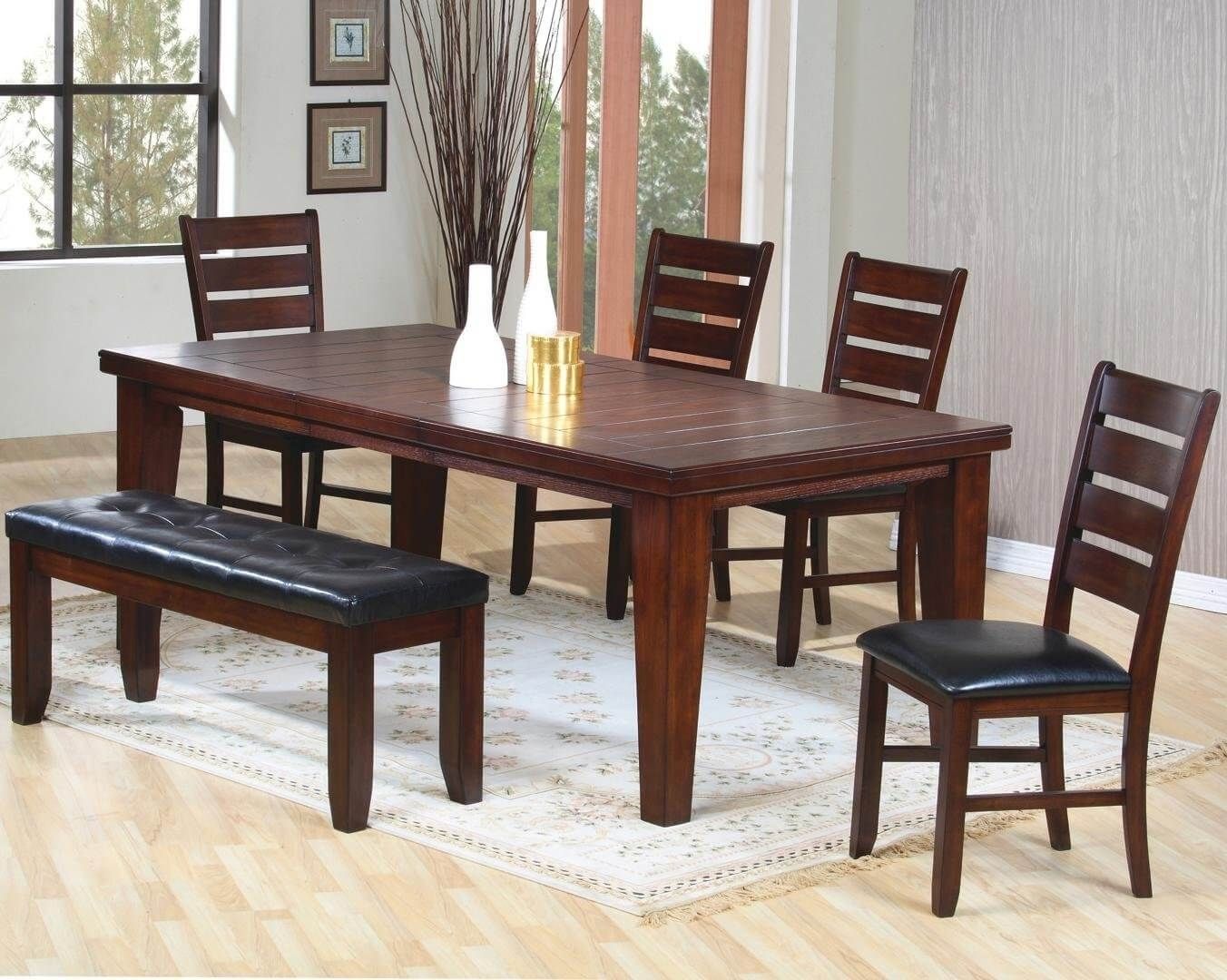 26 Dining Room Sets (Big And Small) With Bench Seating (2018) Throughout Most Recently Released Market 6 Piece Dining Sets With Side Chairs (View 2 of 20)