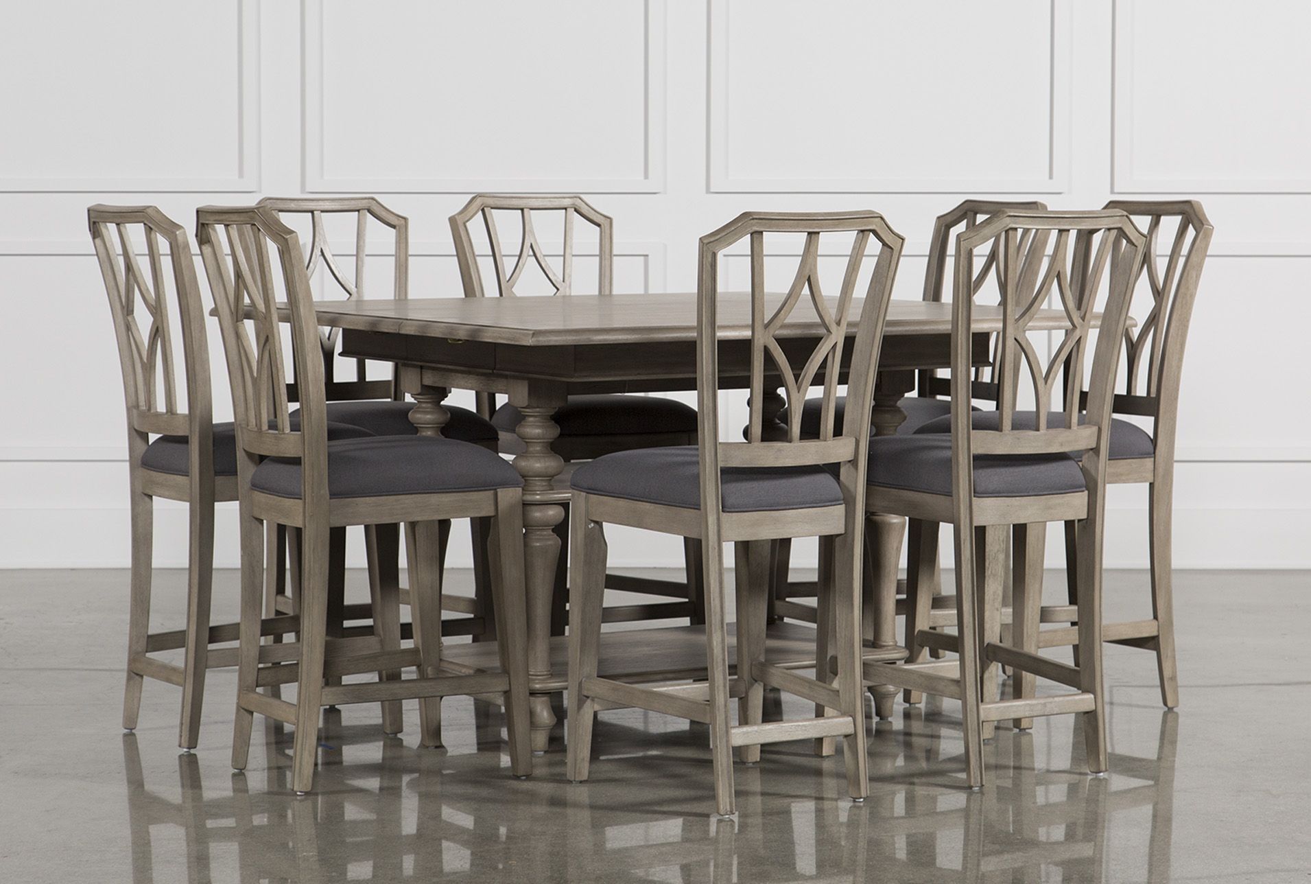 Featured Photo of Caira 9 Piece Extension Dining Sets With Diamond Back Chairs