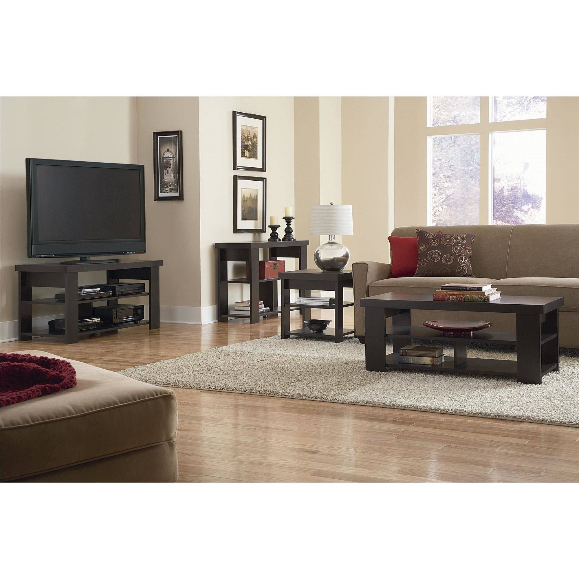 Ameriwood Home Jensen Coffee Table, Multiple Colors – Walmart For Most Popular Jensen 5 Piece Counter Sets (View 15 of 20)