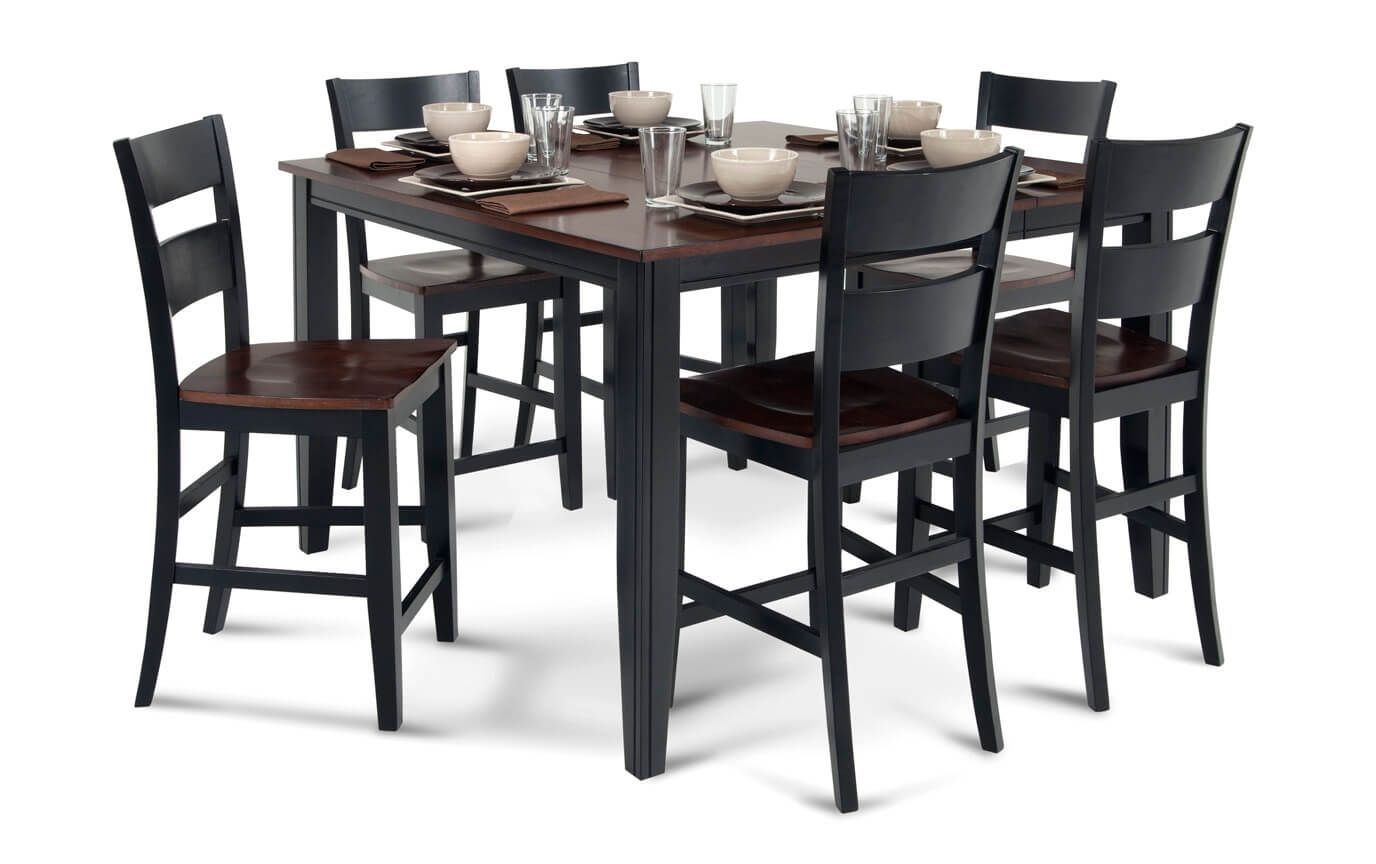 Blake 7 Piece Counter Set | Bob's Discount Furniture Throughout Most Current Market 7 Piece Counter Sets (View 1 of 20)
