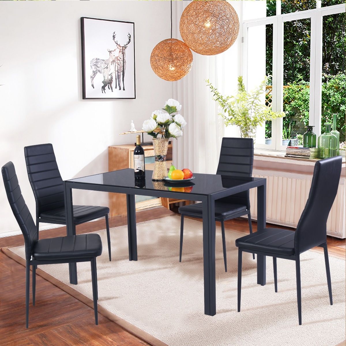 Breakfast Tables For Most Recent Craftsman 5 Piece Round Dining Sets With Side Chairs (View 20 of 20)