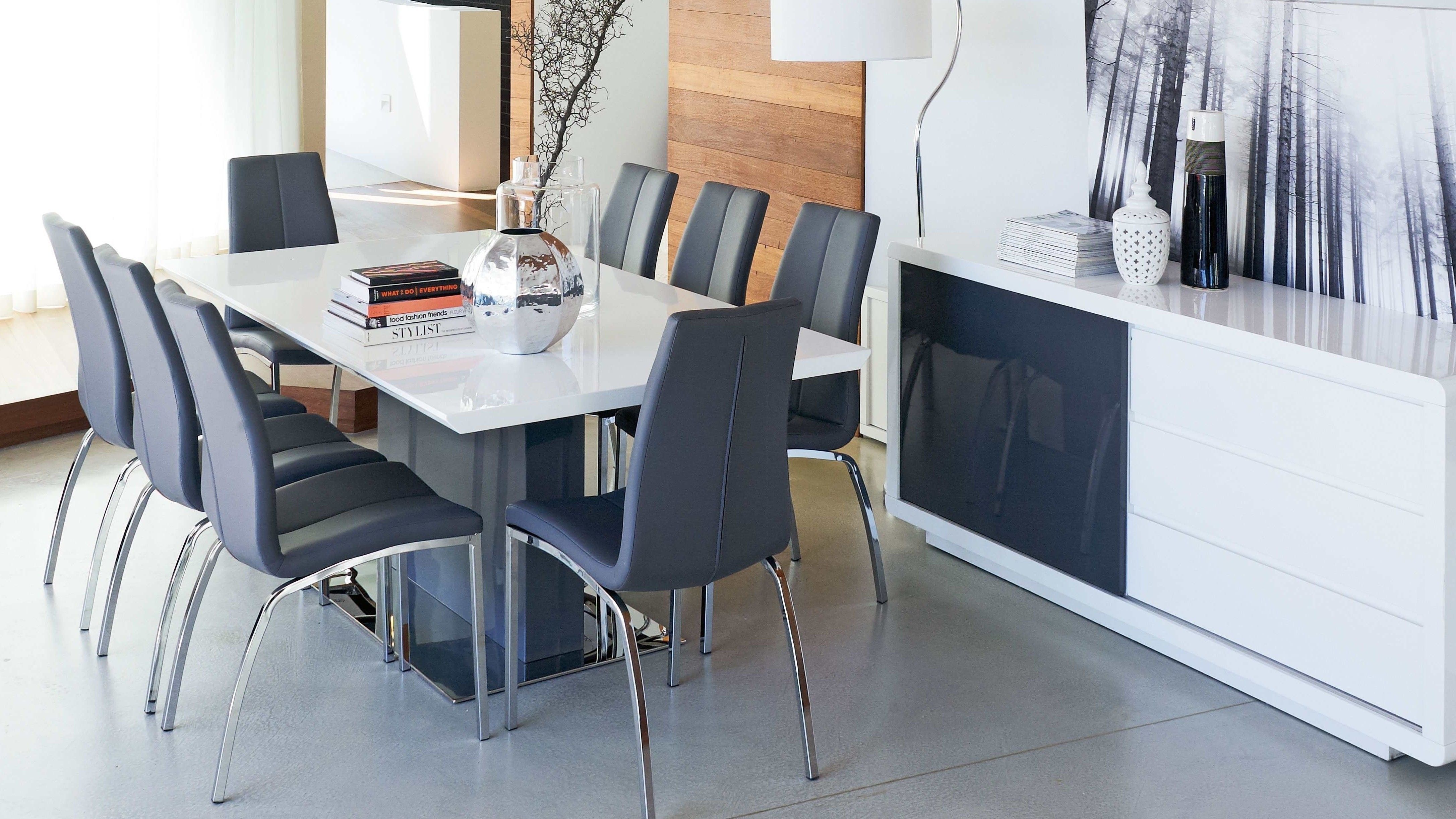 Dallas 9 Piece Extension Dining Suite (Harvey Norman) | Design Love Regarding Current Craftsman 9 Piece Extension Dining Sets With Uph Side Chairs (View 11 of 20)