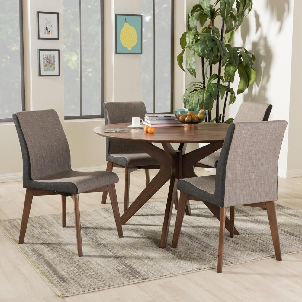Gray – Dining Room Sets – Kitchen & Dining Room Furniture – The Home With Regard To Newest Walden 7 Piece Extension Dining Sets (View 20 of 20)
