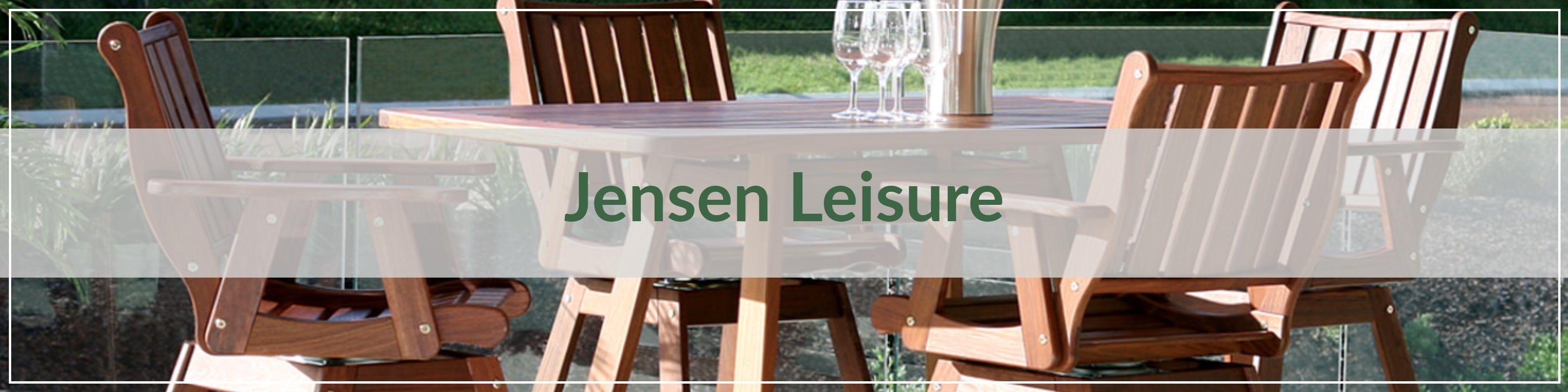 Jensen Leisure Ipe | Roble Wood Outdoor Furniture With Regard To Newest Jensen 5 Piece Counter Sets (View 7 of 20)