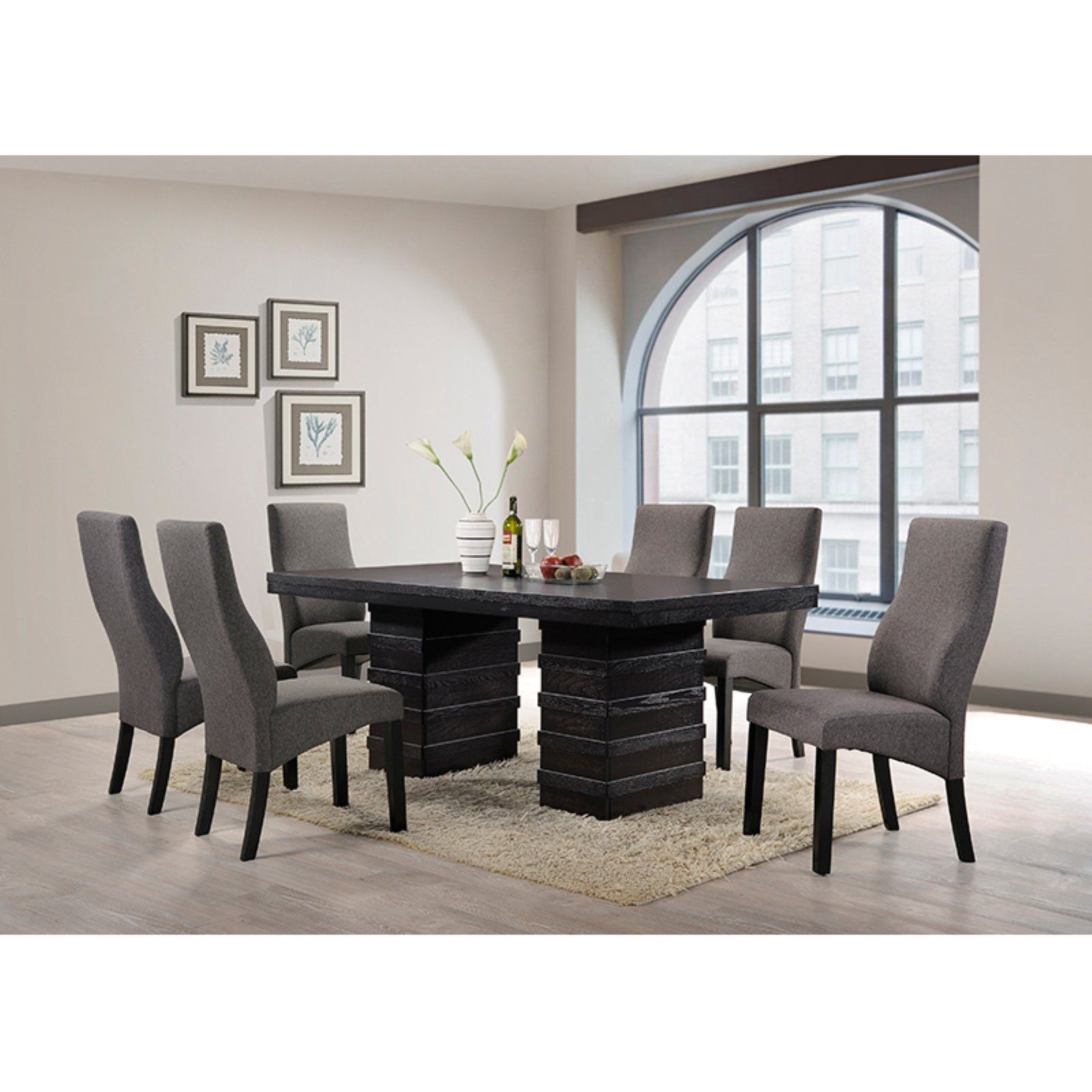 K & B Furniture Norwood Dining Table – Walmart With Regard To 2018 Norwood 9 Piece Rectangle Extension Dining Sets (Photo 7 of 20)
