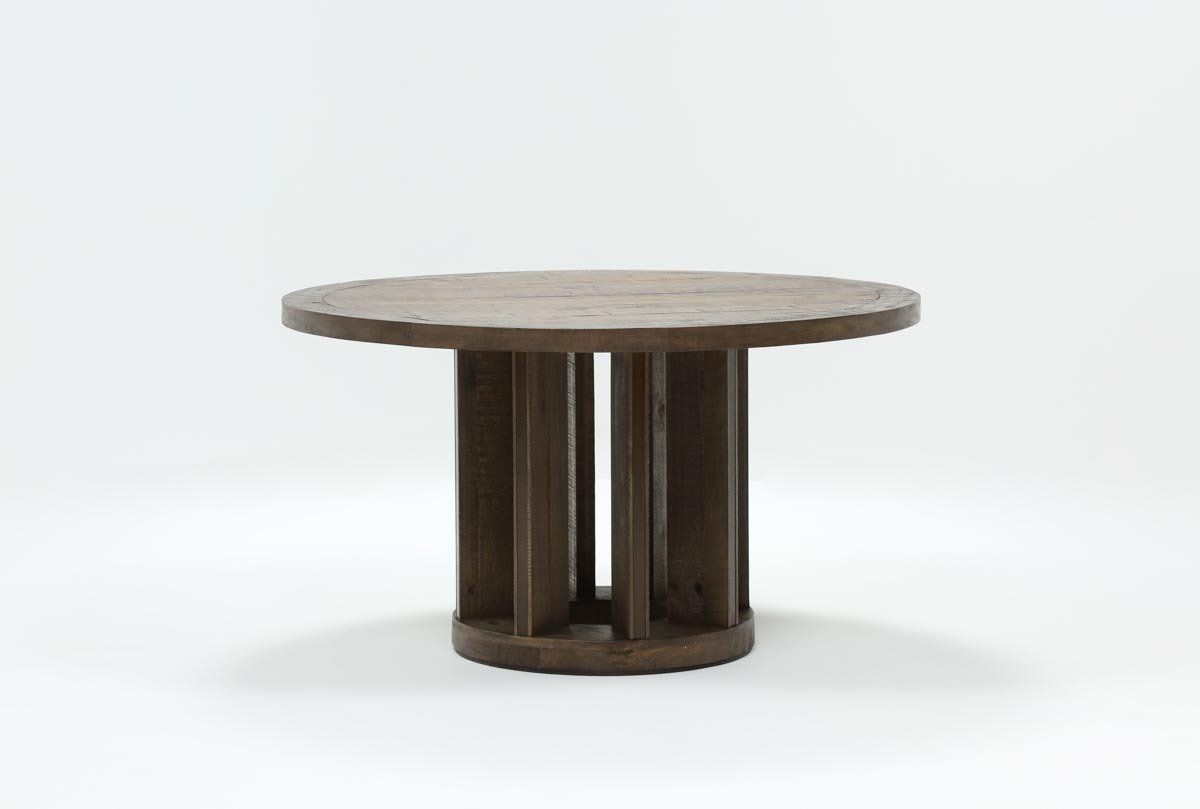 Lassen Round Dining Table | Living Spaces Within Latest Lassen 5 Piece Round Dining Sets (View 6 of 20)