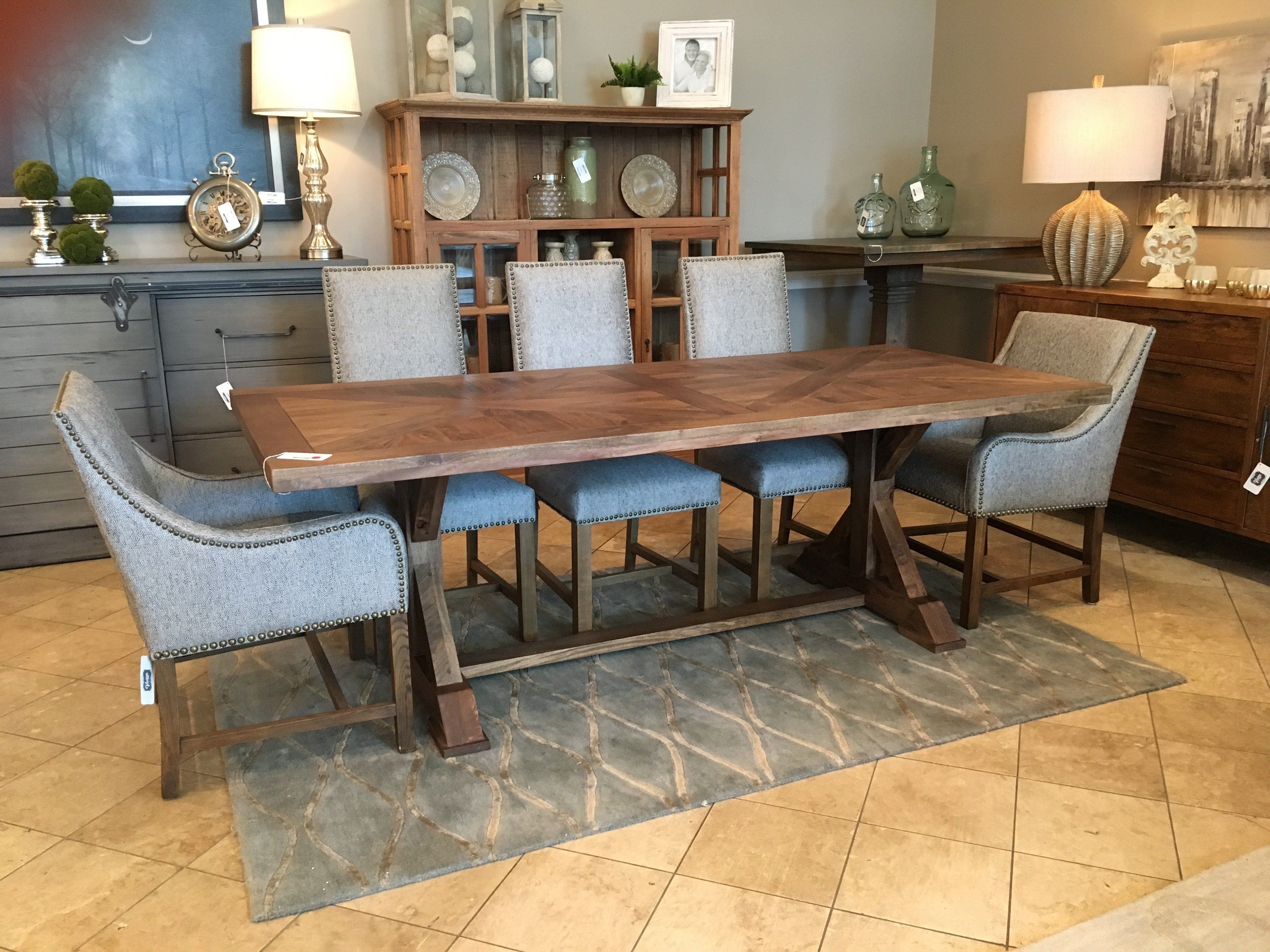 Magnolia Home Trestle Dining Table Inspirational Asheville 88 Regarding Most Recent Magnolia Home Sawbuck Dining Tables (View 16 of 20)