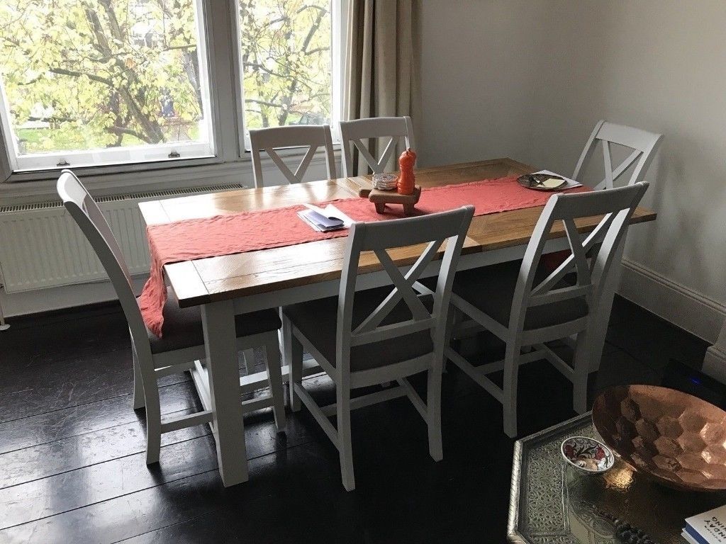 Parquet Dining Table + 6 Chairs (Furniture Village) – Excellent Inside Most Recently Released Parquet 6 Piece Dining Sets (View 5 of 20)
