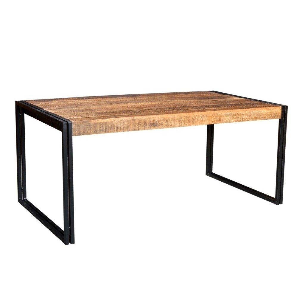 Shop Handmade Timbergirl Reclaimed Wood And Metal Dining Table In Most Popular Mango Wood/iron Dining Tables (View 17 of 20)