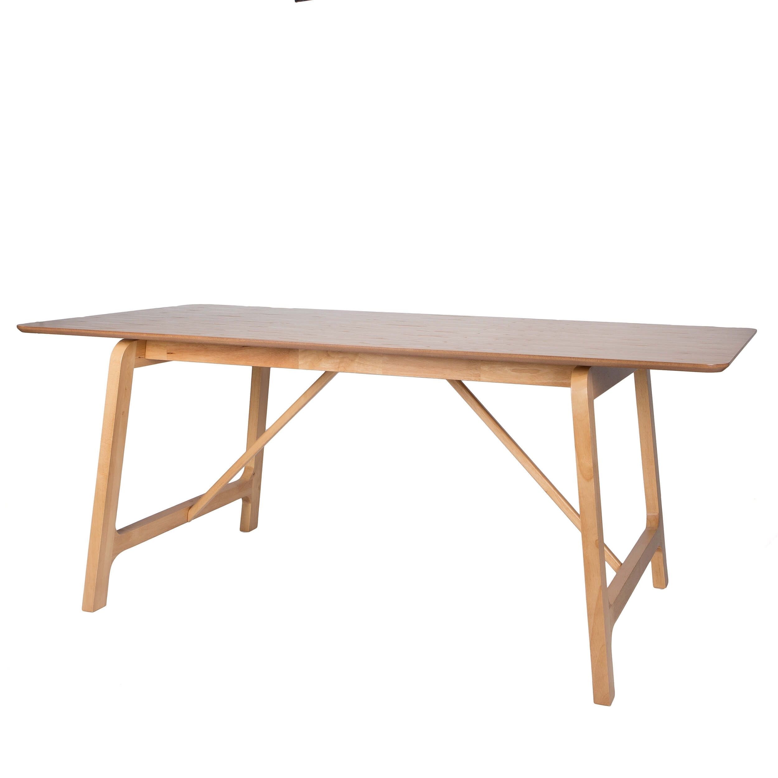 Trestle Dining Table In Warm Oak – Seats 6 – Sienna Throughout Most Popular Outdoor Sienna Dining Tables (View 14 of 20)