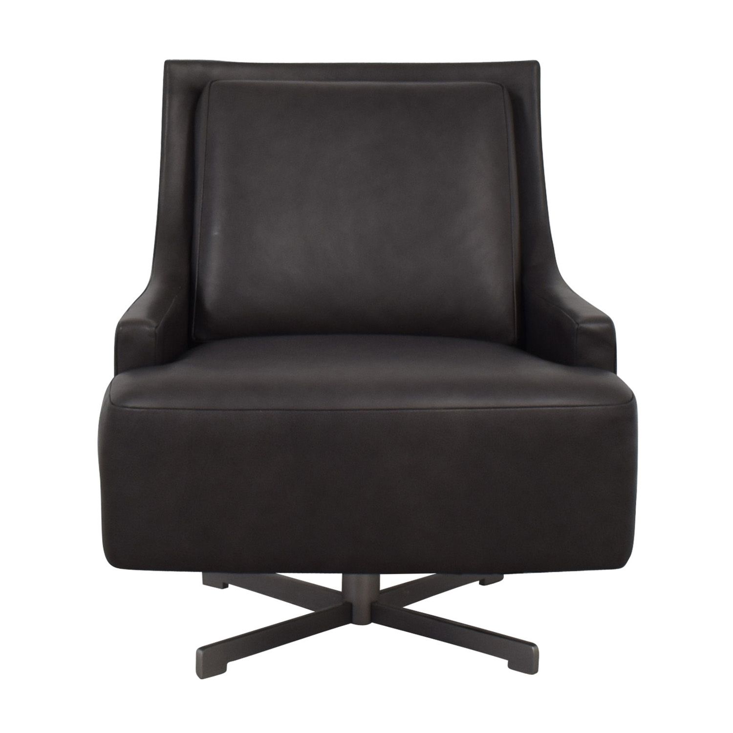 86% Off – Hbf Hbf Dark Grey Swivel Lounge Chair / Chairs Pertaining To Dark Grey Swivel Chairs (Photo 4 of 20)