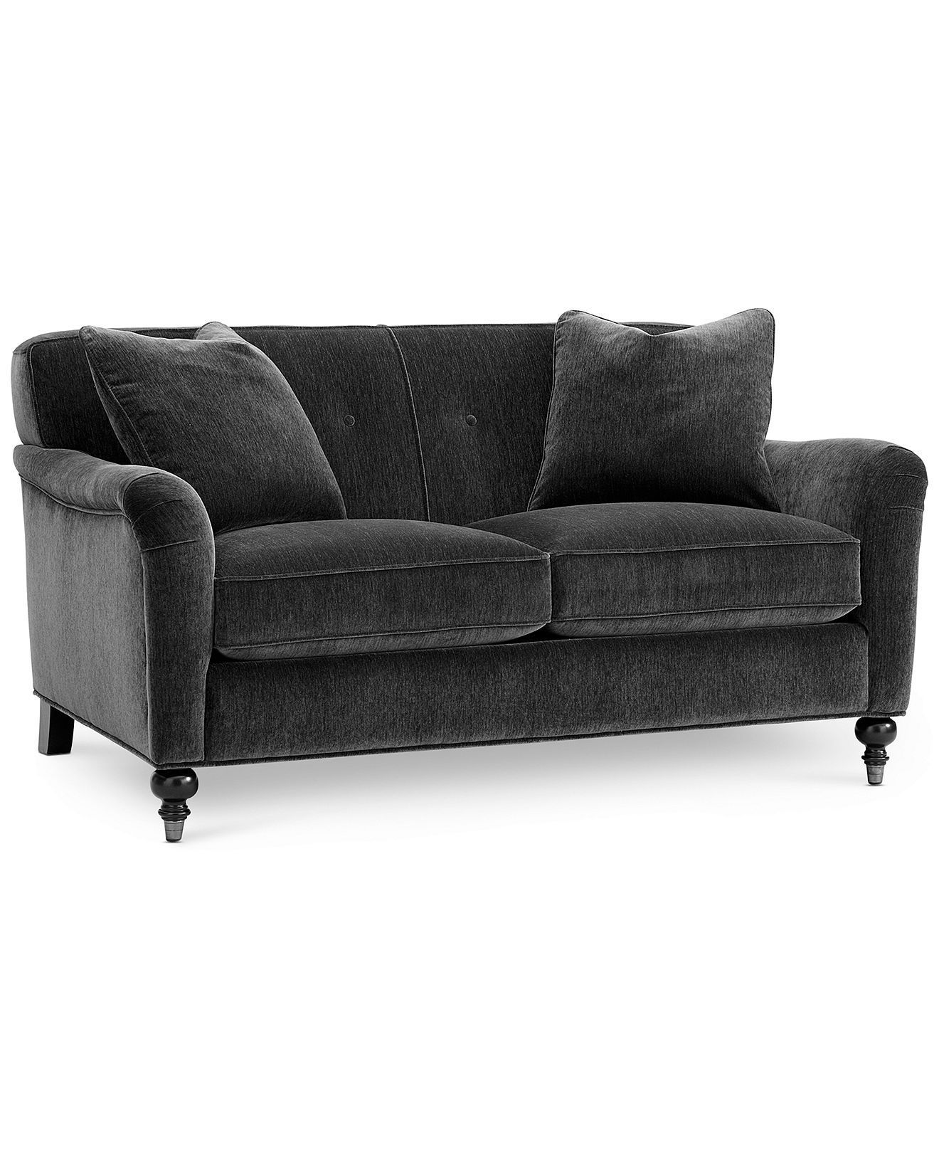 Abigail Fabric Loveseat, 60"w X 38"d X 32"h – Living Room Furniture Intended For Abigail Ii Sofa Chairs (Photo 1 of 20)