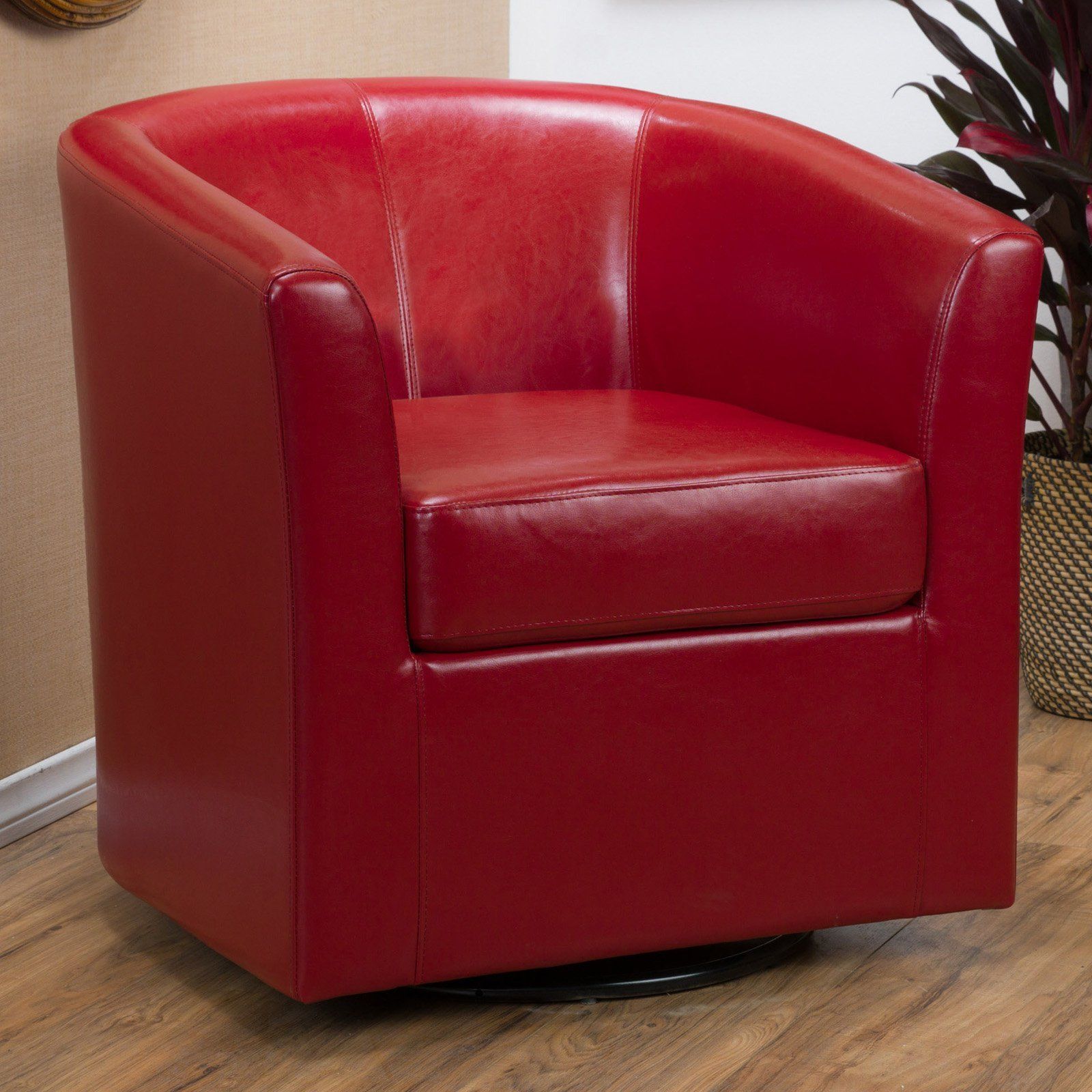 Best Selling Home Swivel Barrel Chair | From Hayneedle | Living Intended For Twirl Swivel Accent Chairs (View 5 of 20)