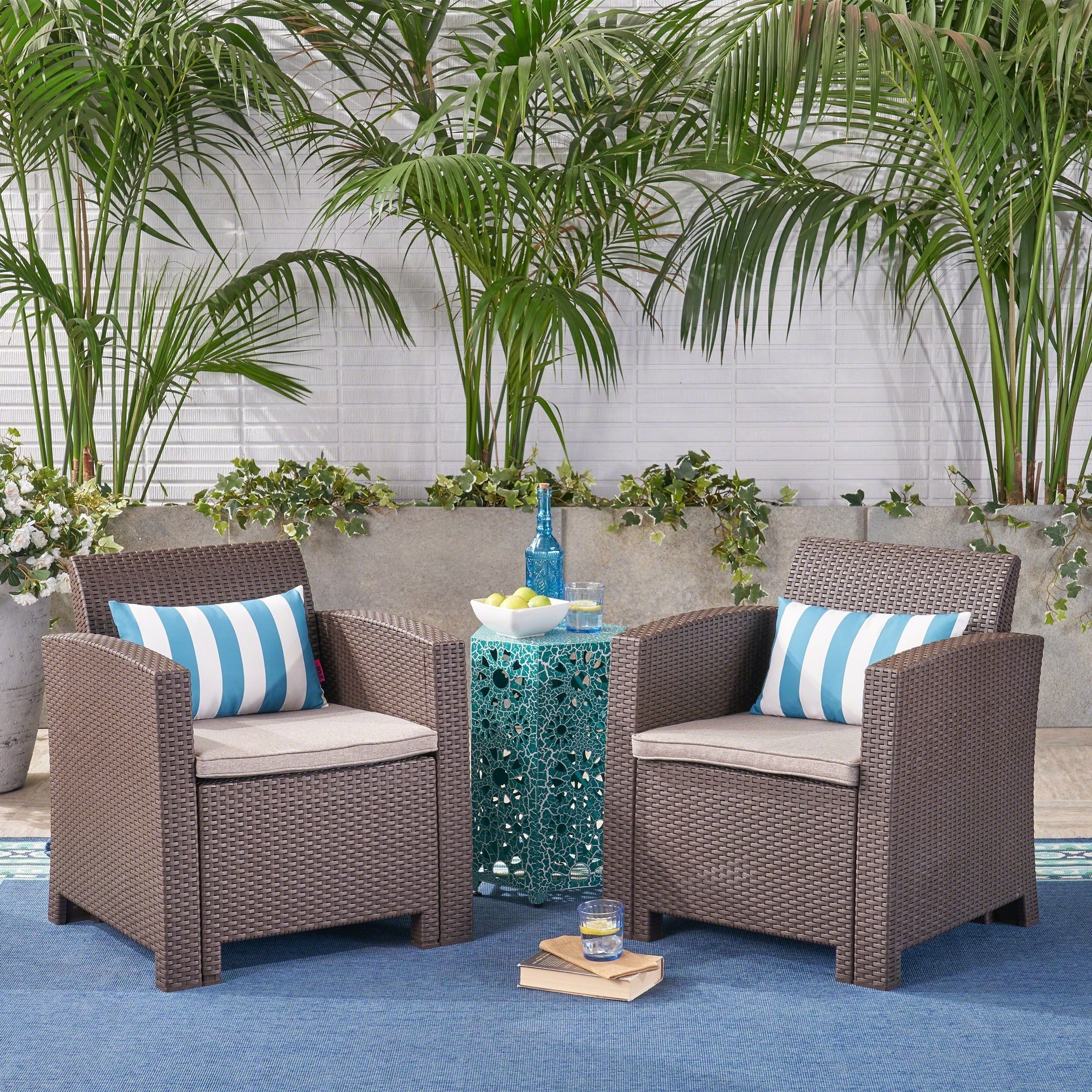 Buy 2 Outdoor Sofas, Chairs & Sectionals Online At Overstock Within Alder Grande Ii Swivel Chairs (View 19 of 20)