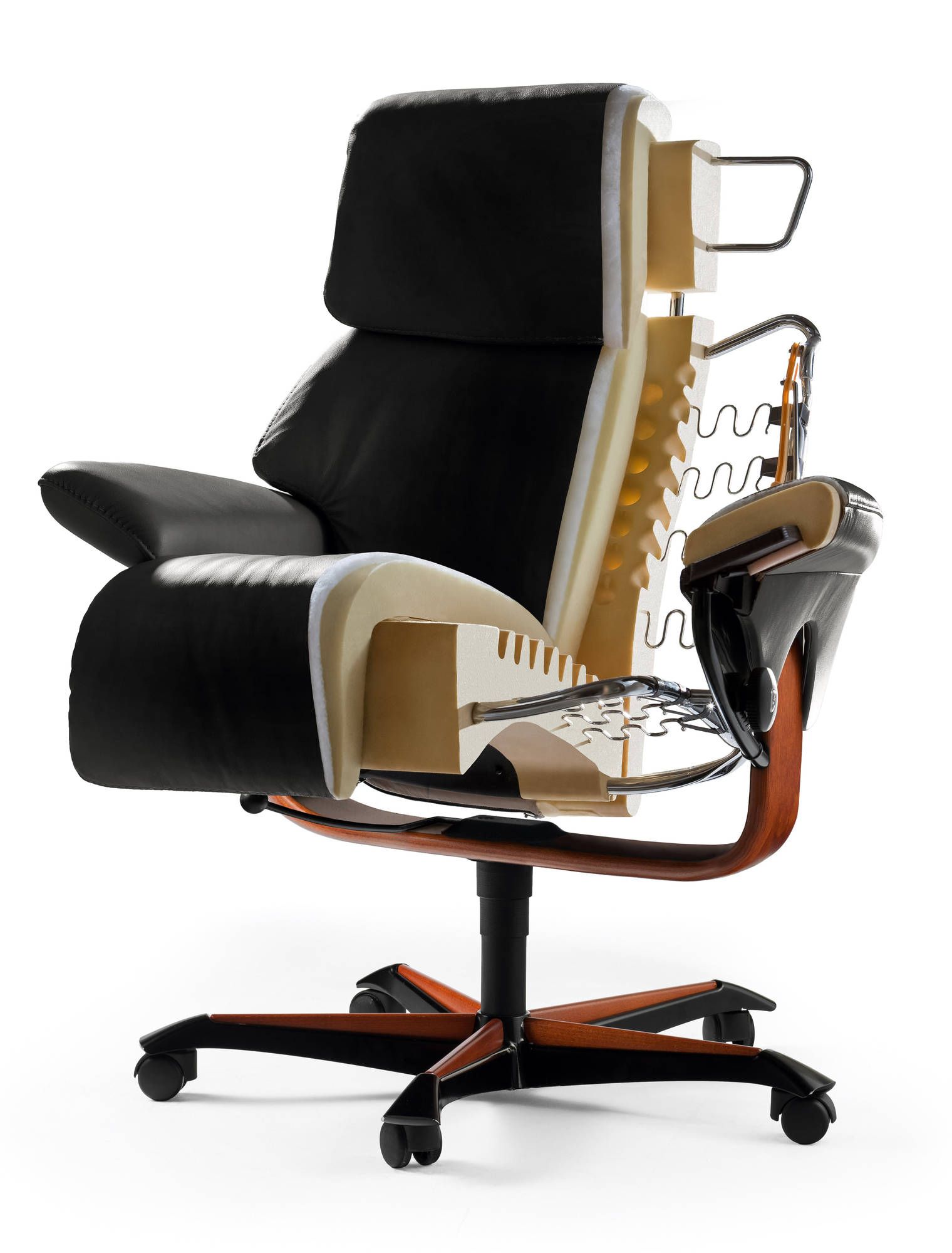 Ekornes Stressless Magic Office Chair | Luxury On Wheels For Kawai Leather Swivel Chairs (Photo 10 of 20)