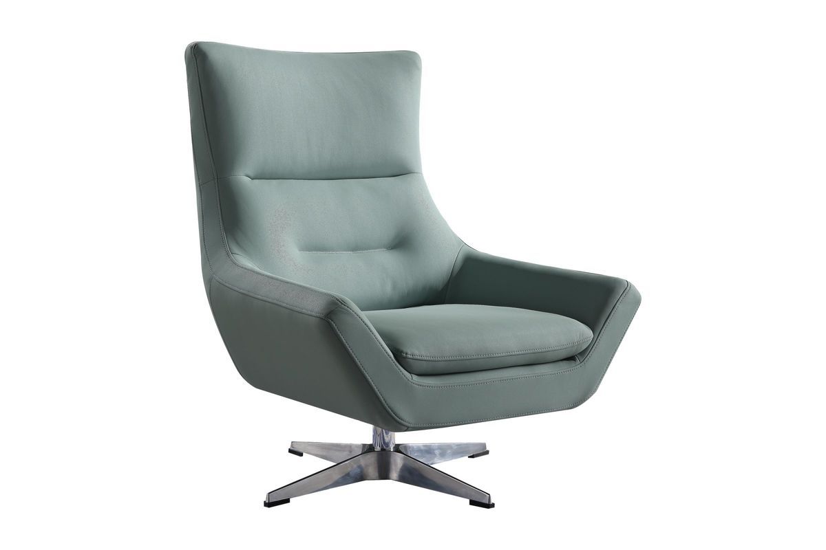 Eudora Accent Chair In Grey Stoneacme At Gardner White Regarding Amari Swivel Accent Chairs (View 20 of 20)
