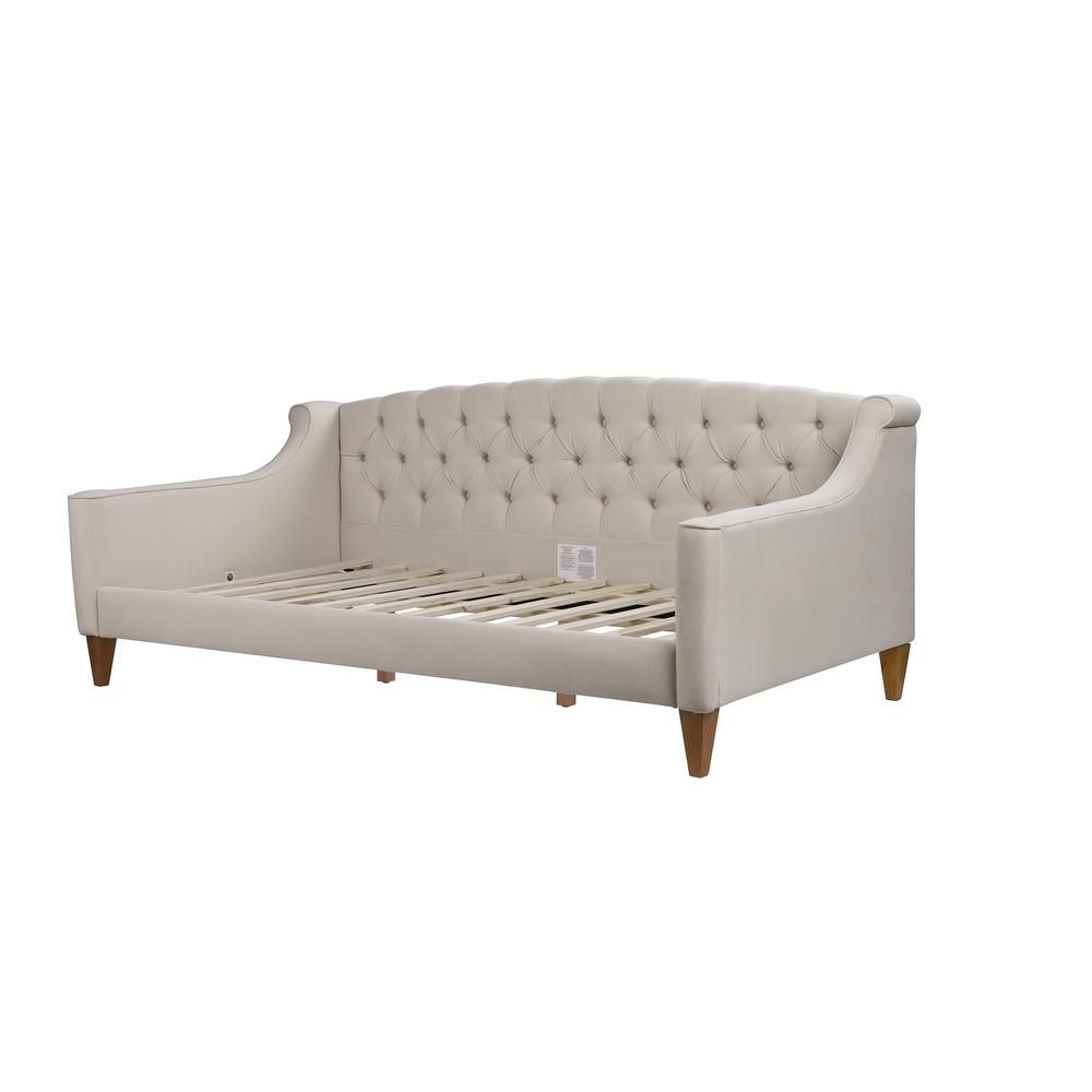 Jennifer Taylor Lucy Sky Neutral Sofa Bed 65000 970 – The Home Depot Pertaining To Lucy Grey Sofa Chairs (View 12 of 20)