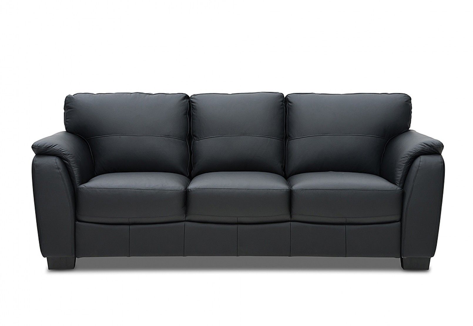 Marissa Leather 3 Seater Sofa | Amart Furniture With Regard To Marissa Sofa Chairs (View 1 of 20)