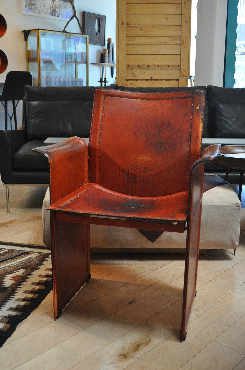 Matteo Grassi Leather Armchair For Sale At 1Stdibs For Matteo Arm Sofa Chairs (View 9 of 20)