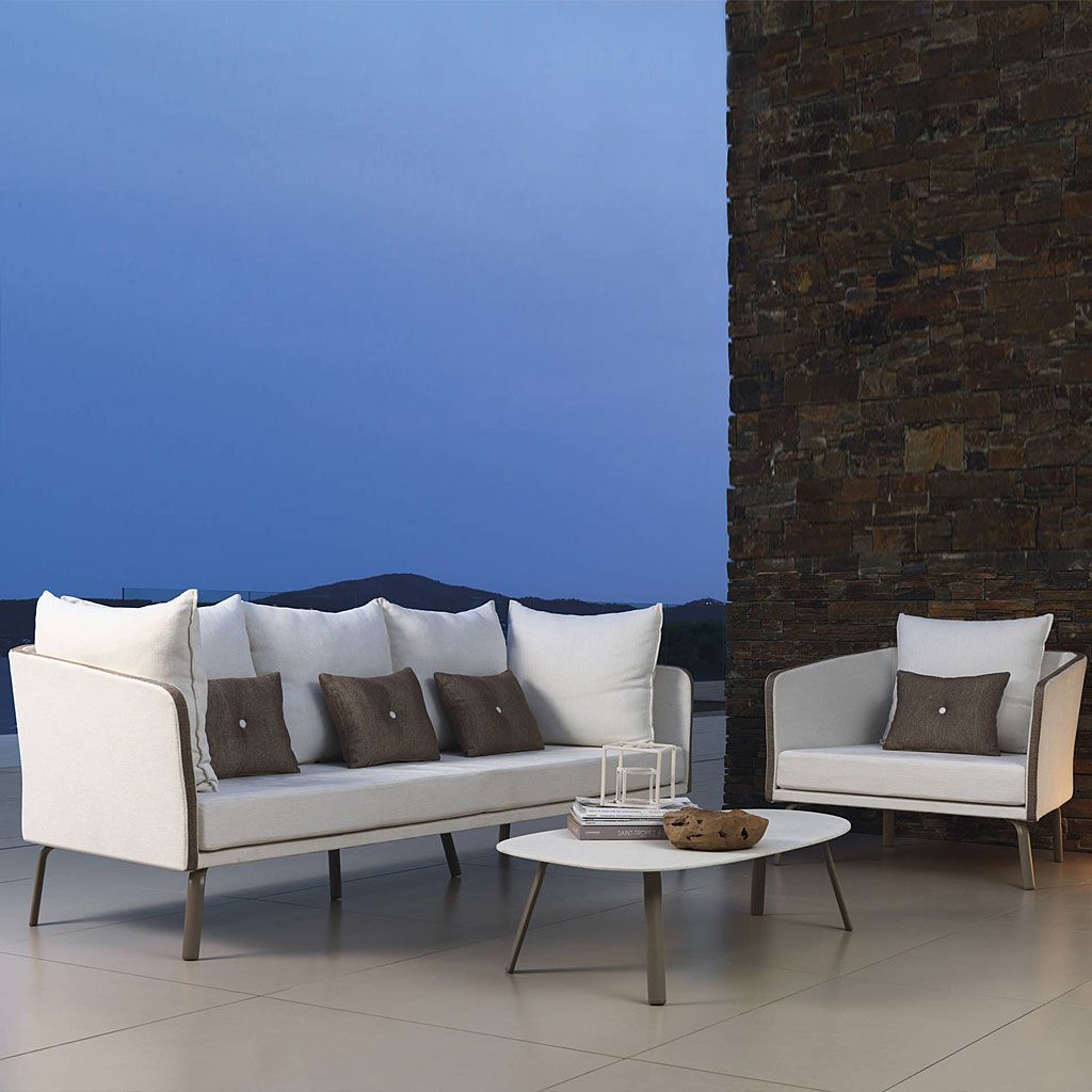 Milo Fabric Contemporary Garden Sofa Set | Luxury Quality Garden Sofa (View 4 of 20)