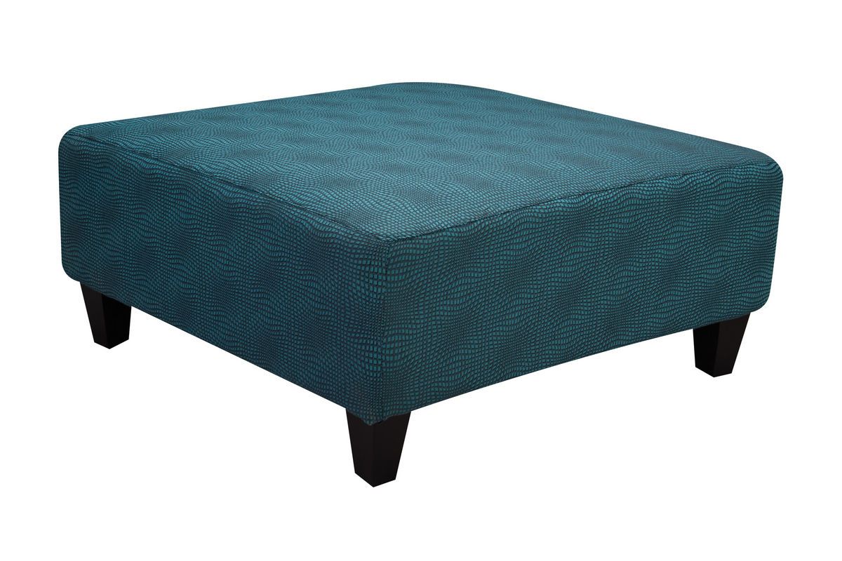 Paradise Ottoman In Jade At Gardner White Pertaining To Allie Jade Sofa Chairs (View 12 of 20)