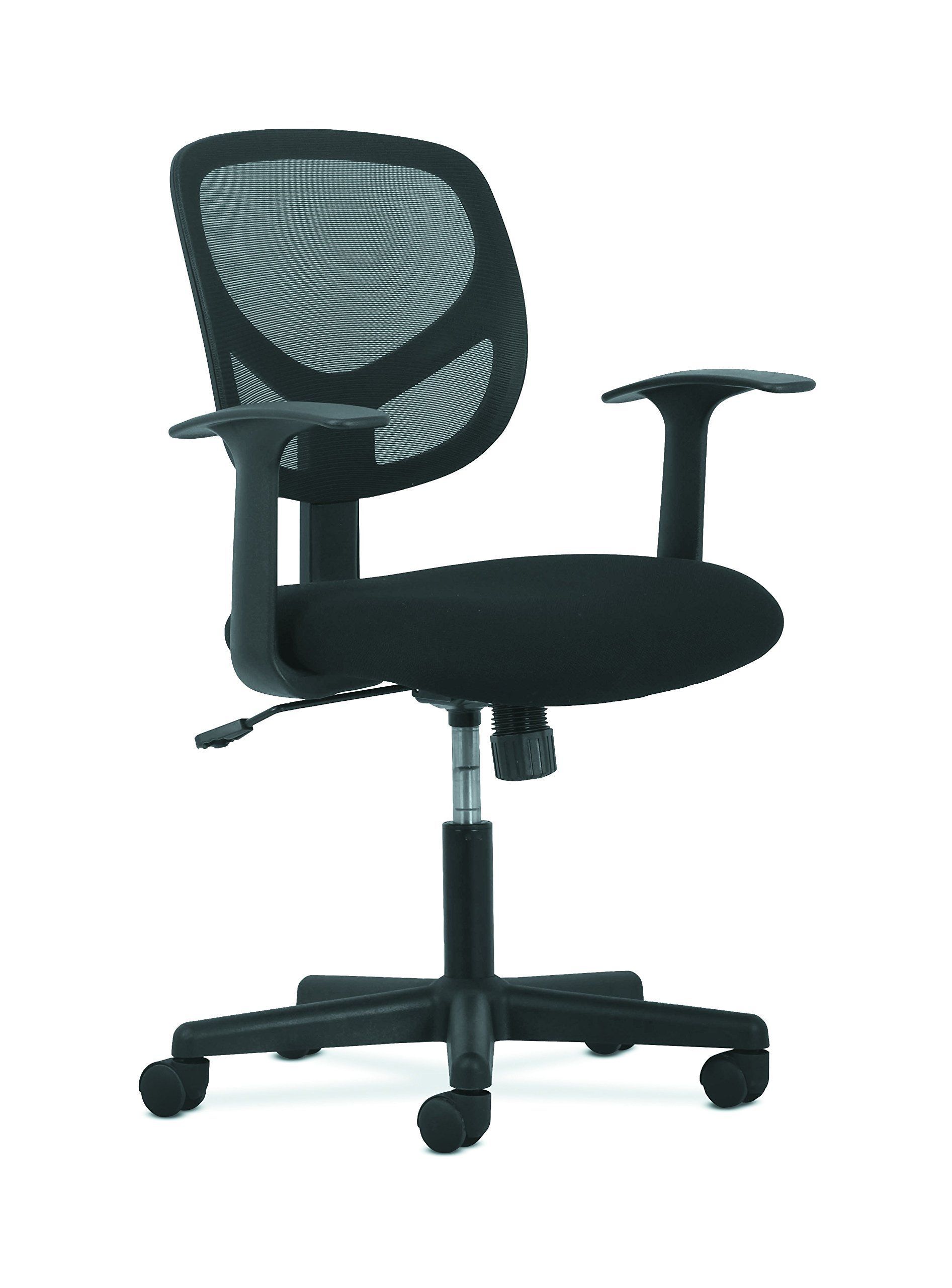 Sadie Swivel Mid Back Mesh Task Chair With Arms Ergonomic Computer For Sadie Ii Swivel Accent Chairs (View 12 of 20)