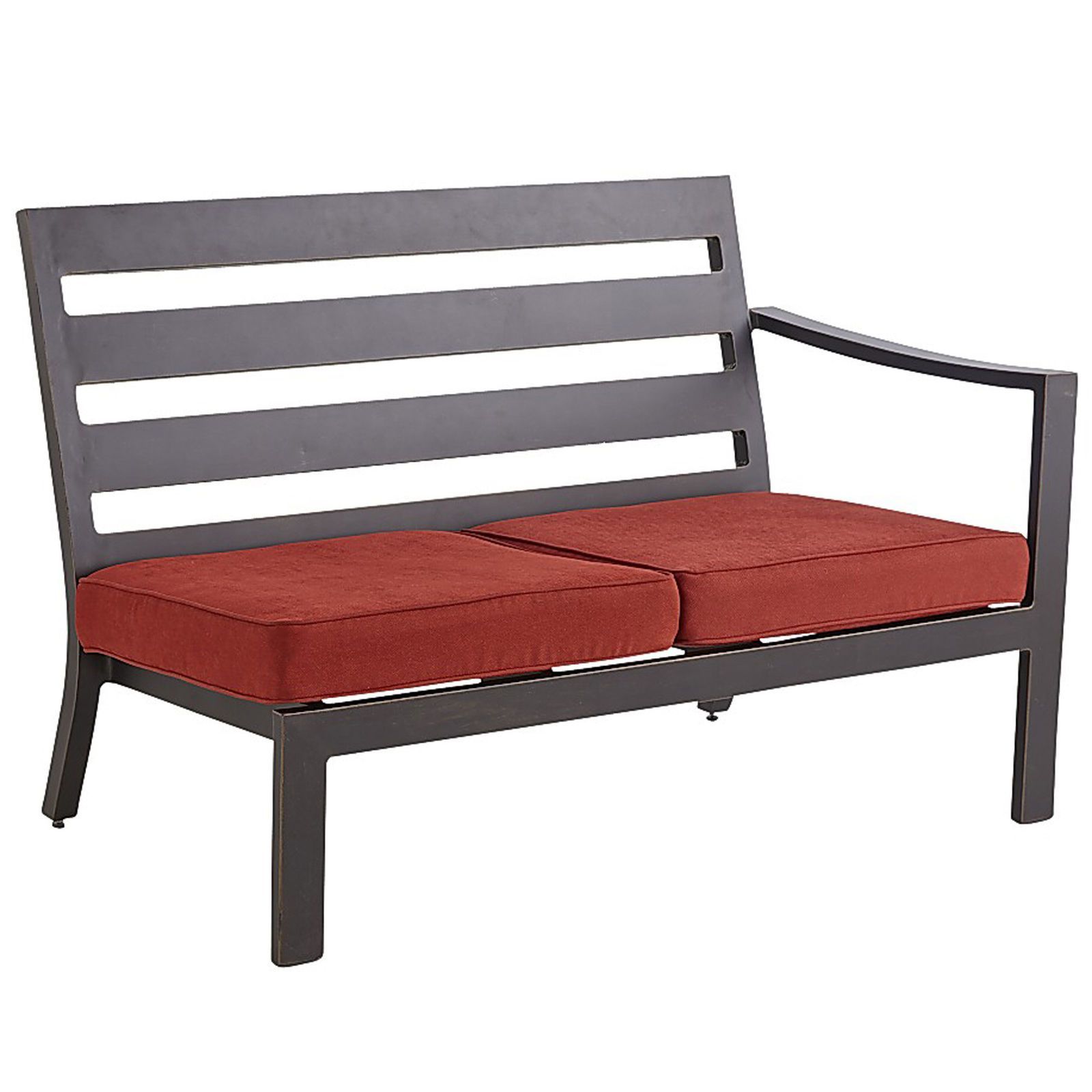 San Mateo Loveseat – Right Arm Facing | Pier 1 Imports | Outdoor Intended For Matteo Arm Sofa Chairs (View 19 of 20)