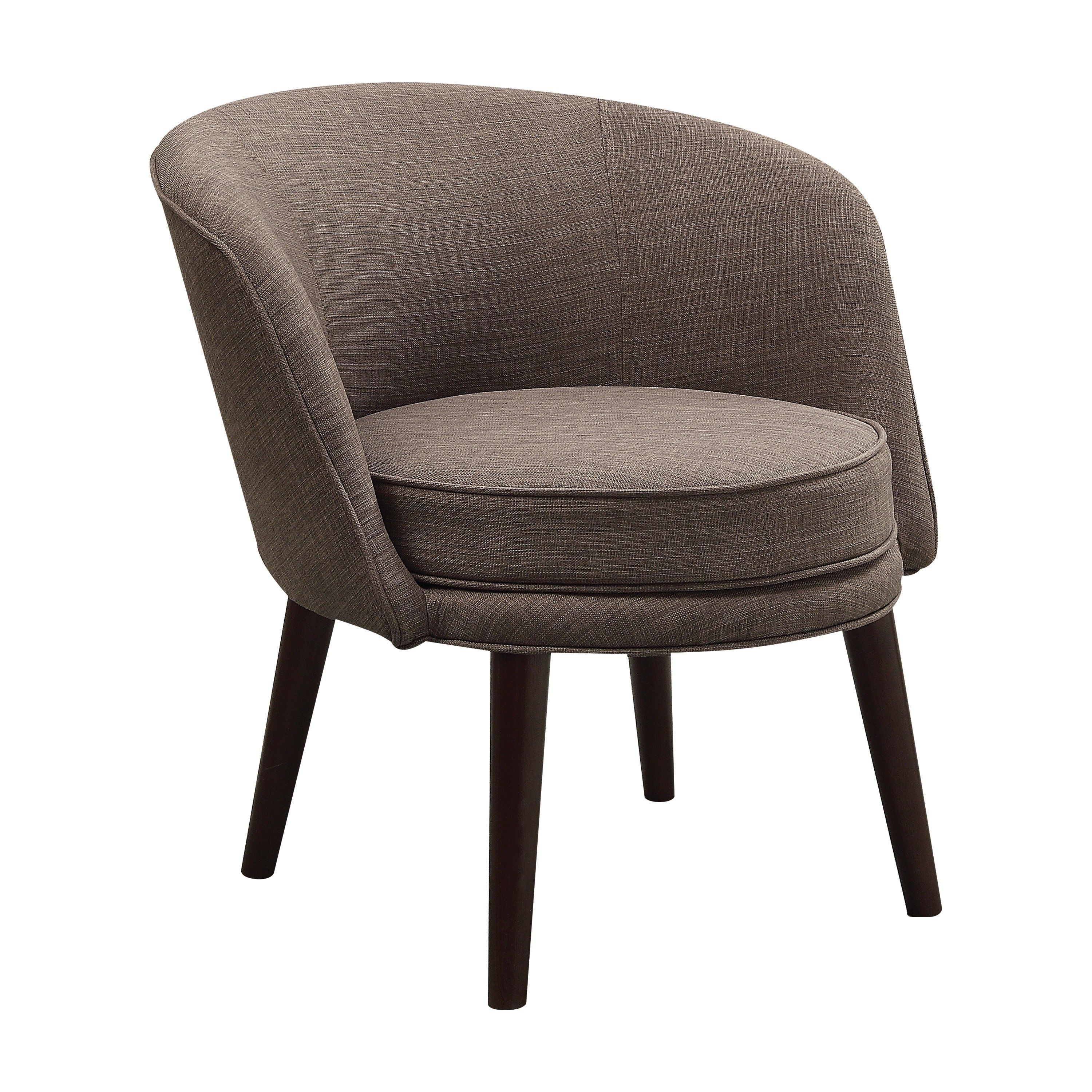 Shop Acme Amari Accent Chair In Stone Gray Linen – Free Shipping With Amari Swivel Accent Chairs (View 2 of 20)