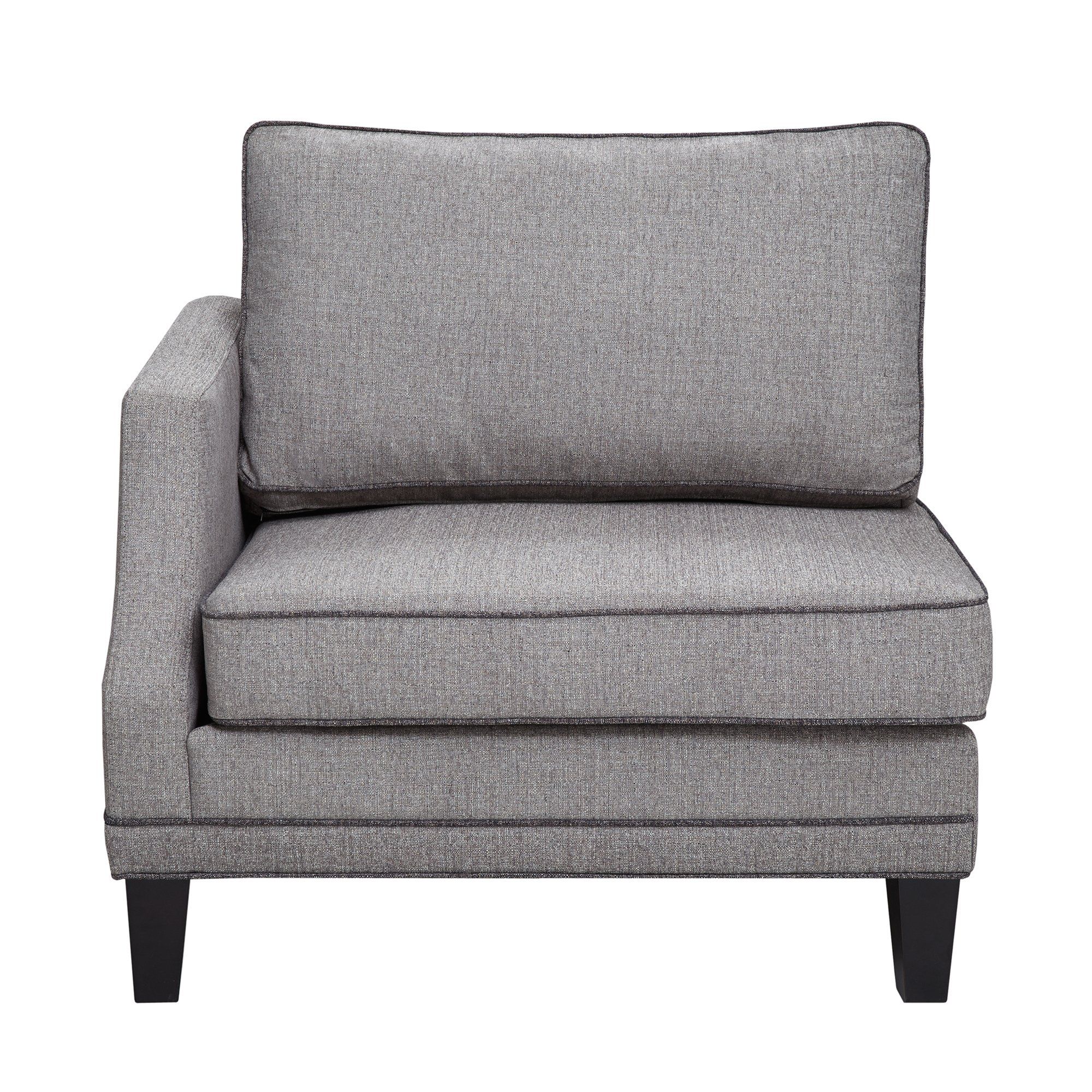Shop Madison Park Signature Gordon Grey Modular Sectional Sofa Left Regarding Gordon Arm Sofa Chairs (View 8 of 20)