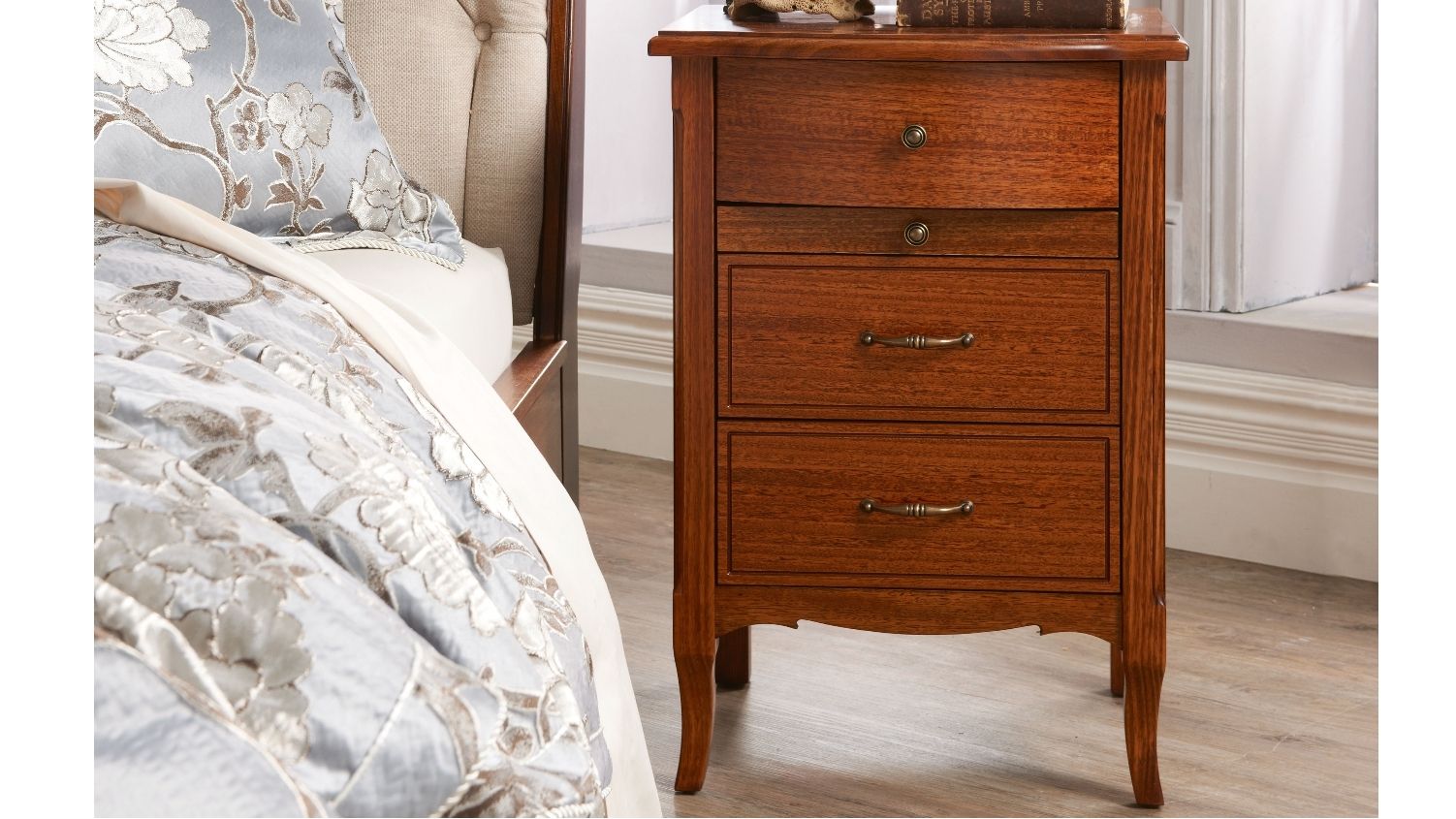 Buy Chelmsford Bedside Table With Breakfast Tray | Harvey Norman Au Regarding Latest Chelmsford 3 Piece Dining Sets (View 15 of 20)