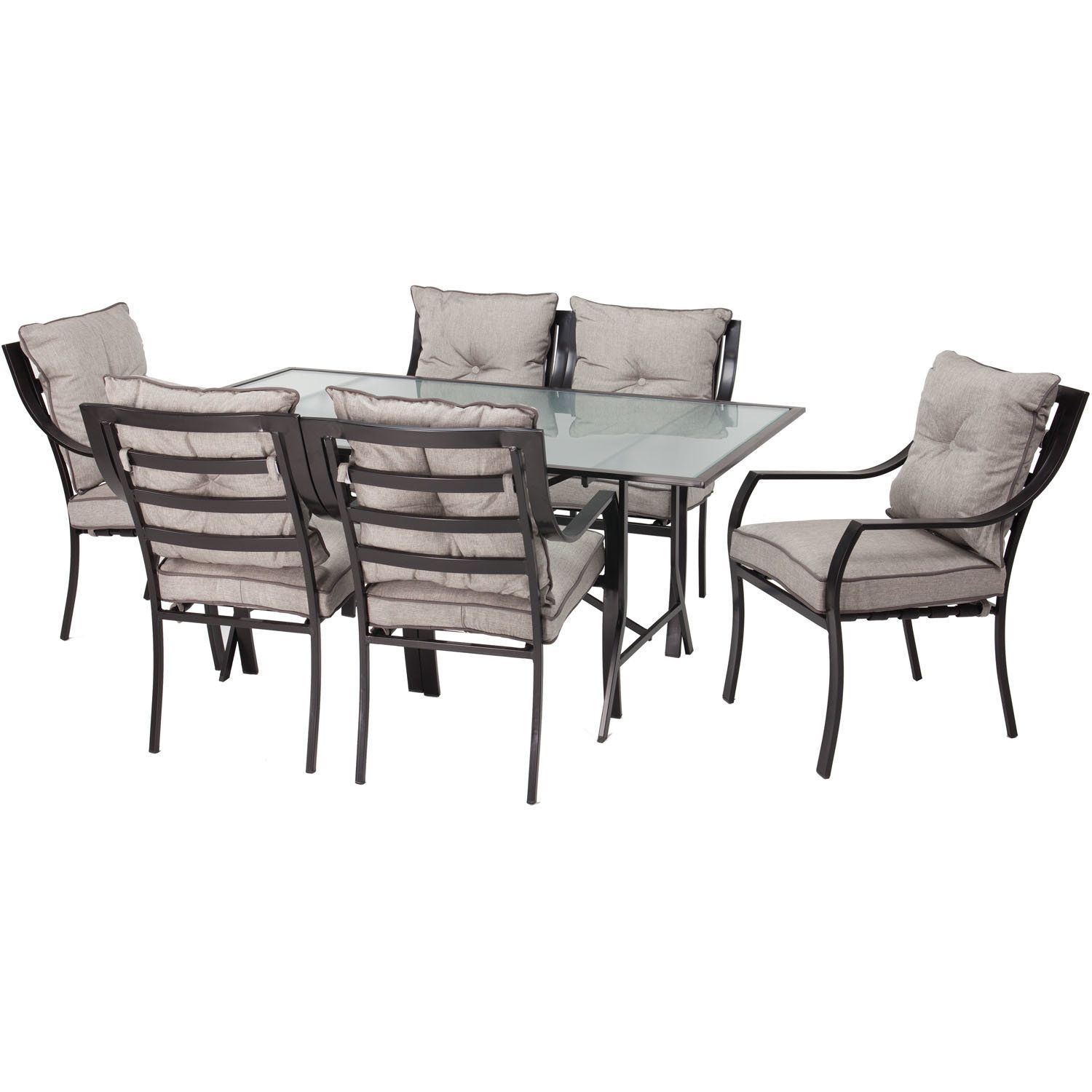 Darby Home Co Bozarth 7 Piece Dining Set With Cushion In Most Current Miskell 3 Piece Dining Sets (Photo 35406 of 35622)