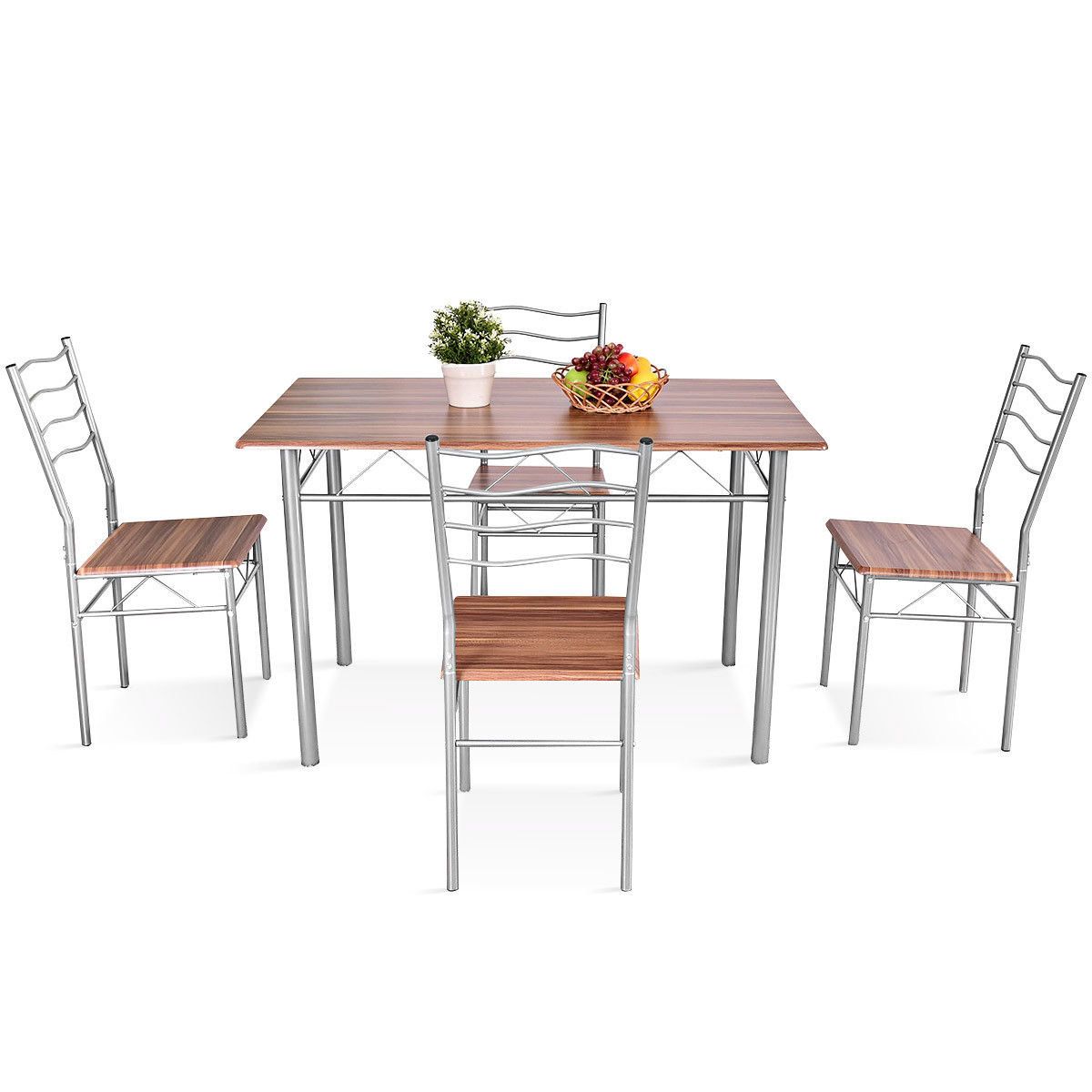 Details About Winston Porter Miskell 5 Piece Dining Set Throughout 2018 Miskell 5 Piece Dining Sets (View 3 of 20)