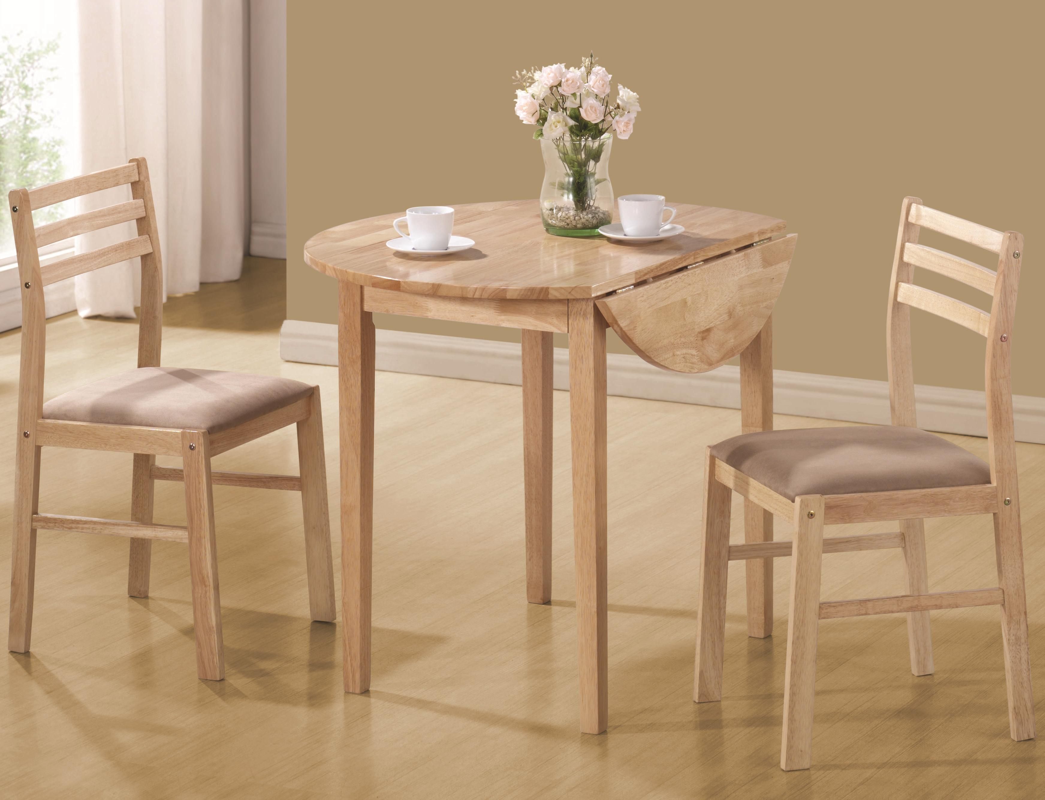 Dinettes Casual 3 Piece Table & Chair Setcoaster At Value City Furniture In Recent 3 Piece Dining Sets (Photo 35377 of 35622)