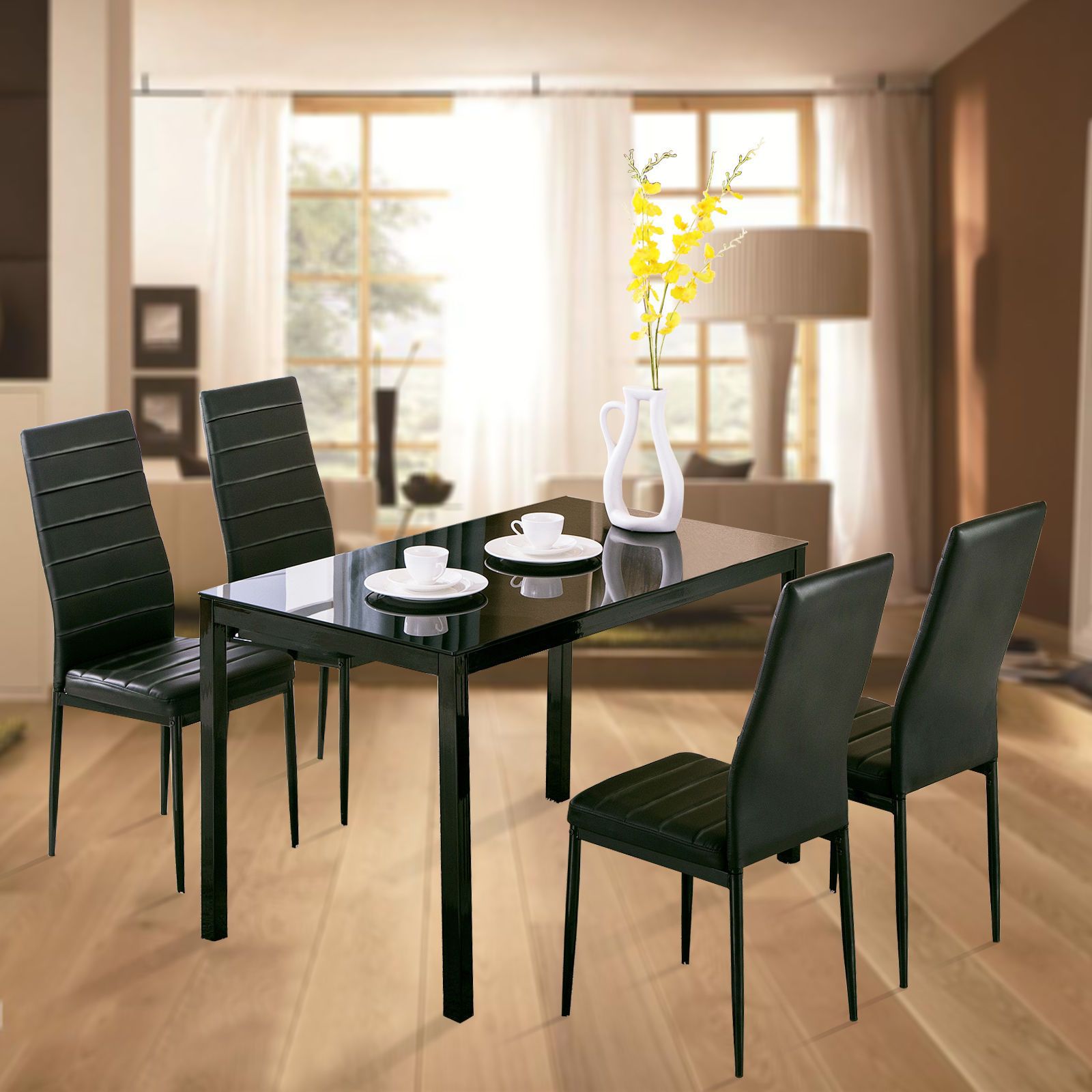 Factory Direct: Dining Chairs Kitchen Table Chairs Set Of 2 Dining Inside Most Up To Date Amir 5 Piece Solid Wood Dining Sets (Set Of 5) (View 20 of 20)