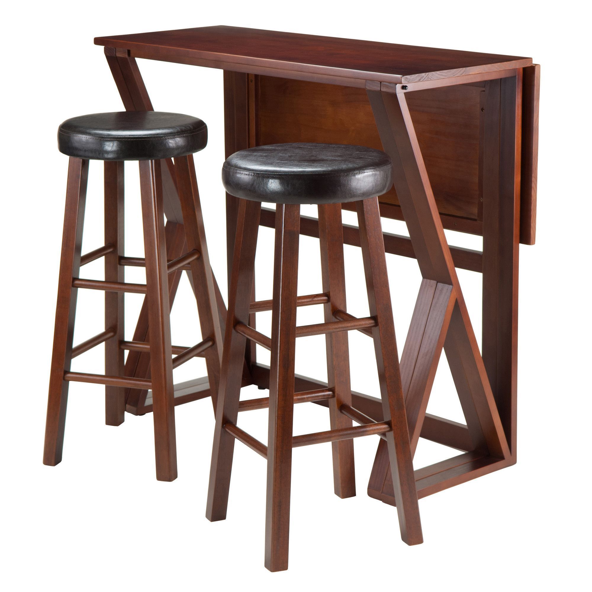 Harrington 3 Piece Dining Set | Products | Pub Table Sets, Bar Stool Throughout Most Recently Released Winsome 3 Piece Counter Height Dining Sets (Photo 35449 of 35622)