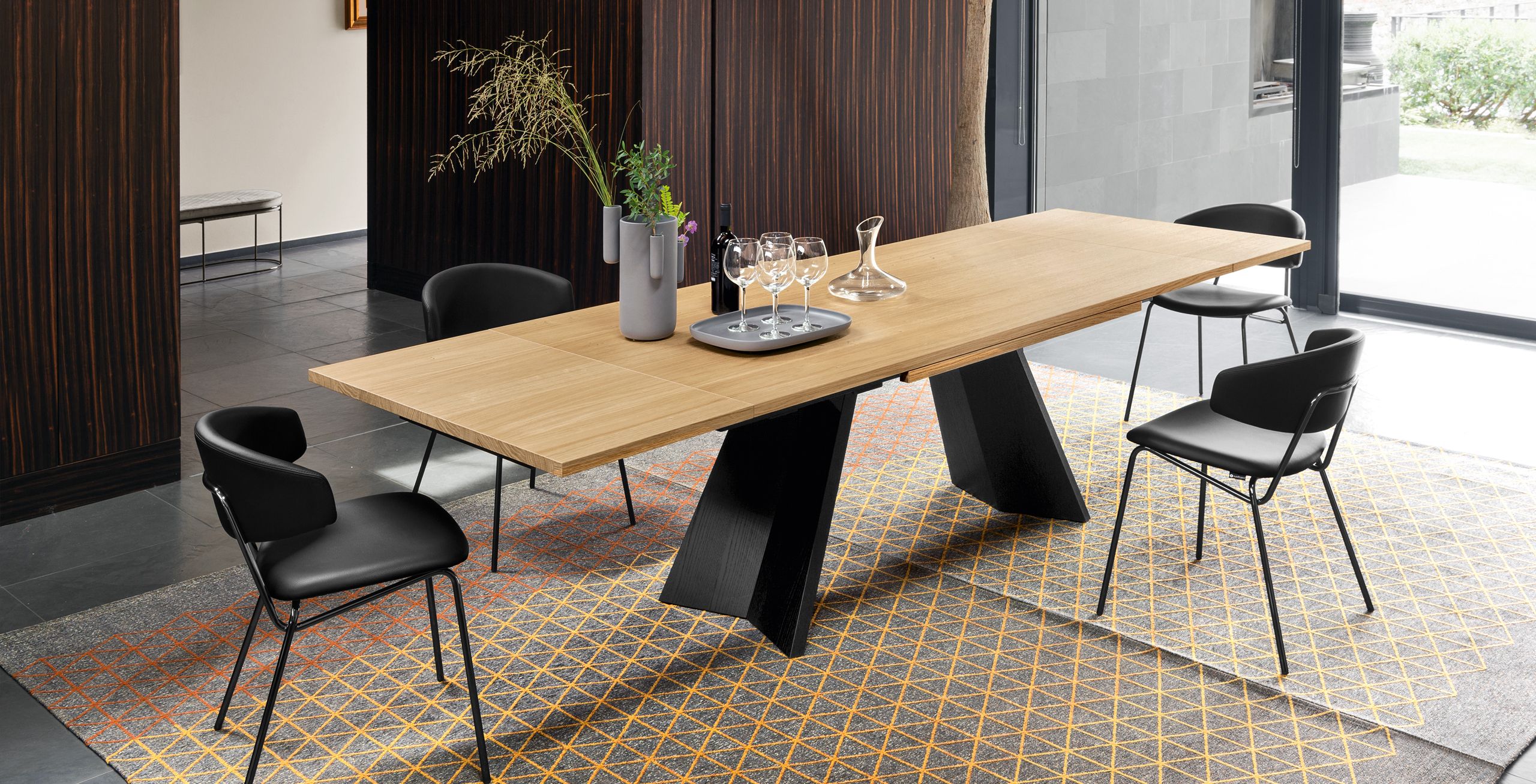 Home Furniture: Italian Design Furnishingcalligaris – Calligaris For Most Up To Date North Reading 5 Piece Dining Table Sets (View 19 of 20)