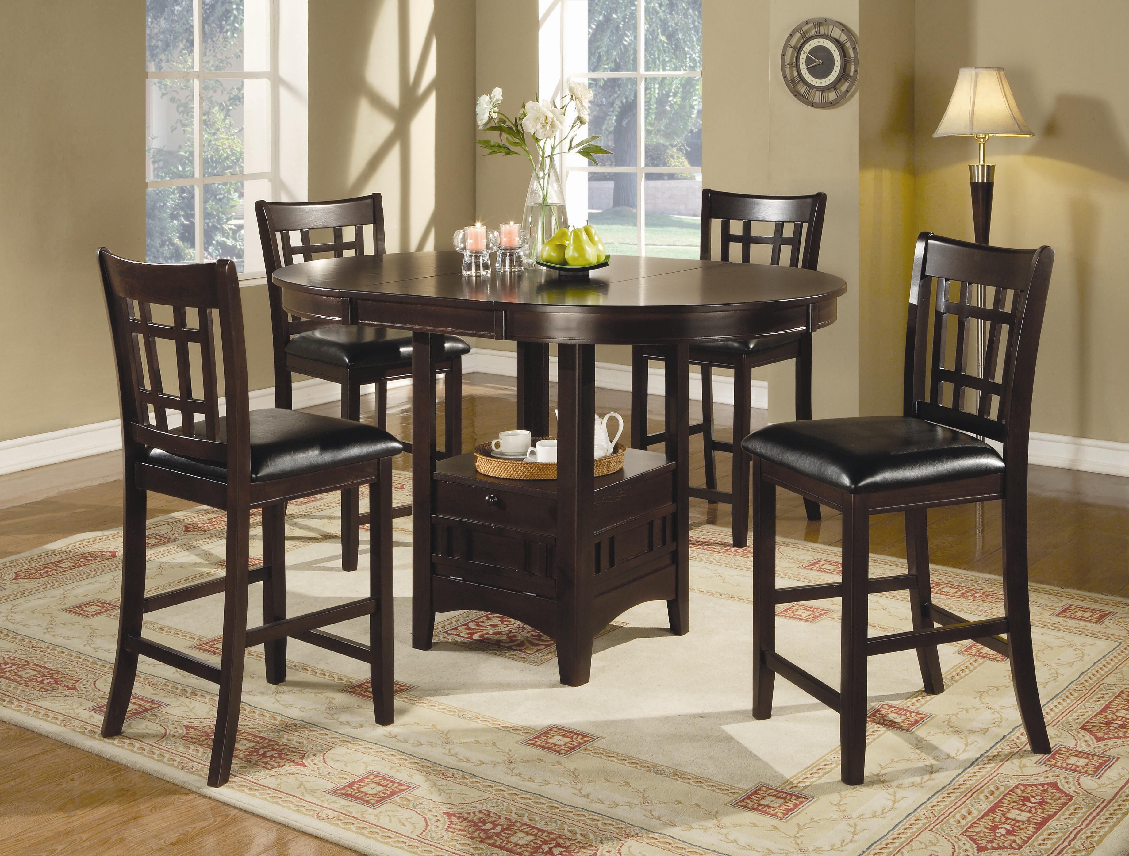 Kitchen Table Set Bar Height – Home Decor Photos Gallery With Regard To 2018 Winsted 4 Piece Counter Height Dining Sets (View 8 of 20)
