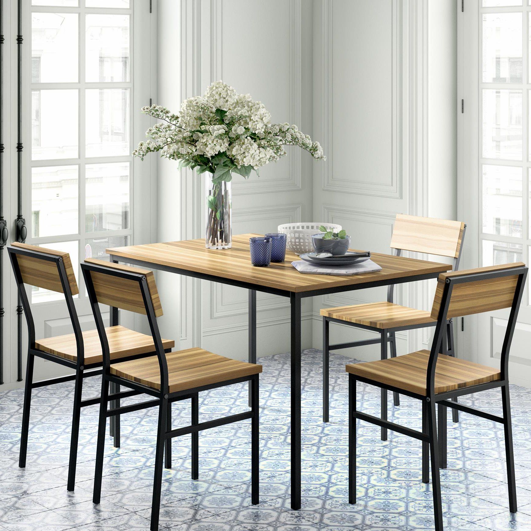 Linden 5 Piece Dining Set Pertaining To Most Recently Released Conover 5 Piece Dining Sets (View 2 of 20)