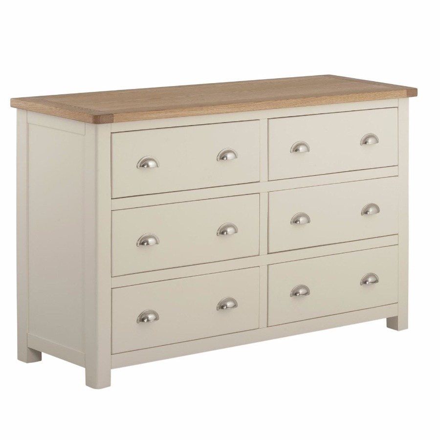 Northwood 6 Drawer Chest In Cream Within Most Recently Released Northwoods 3 Piece Dining Sets (View 8 of 20)